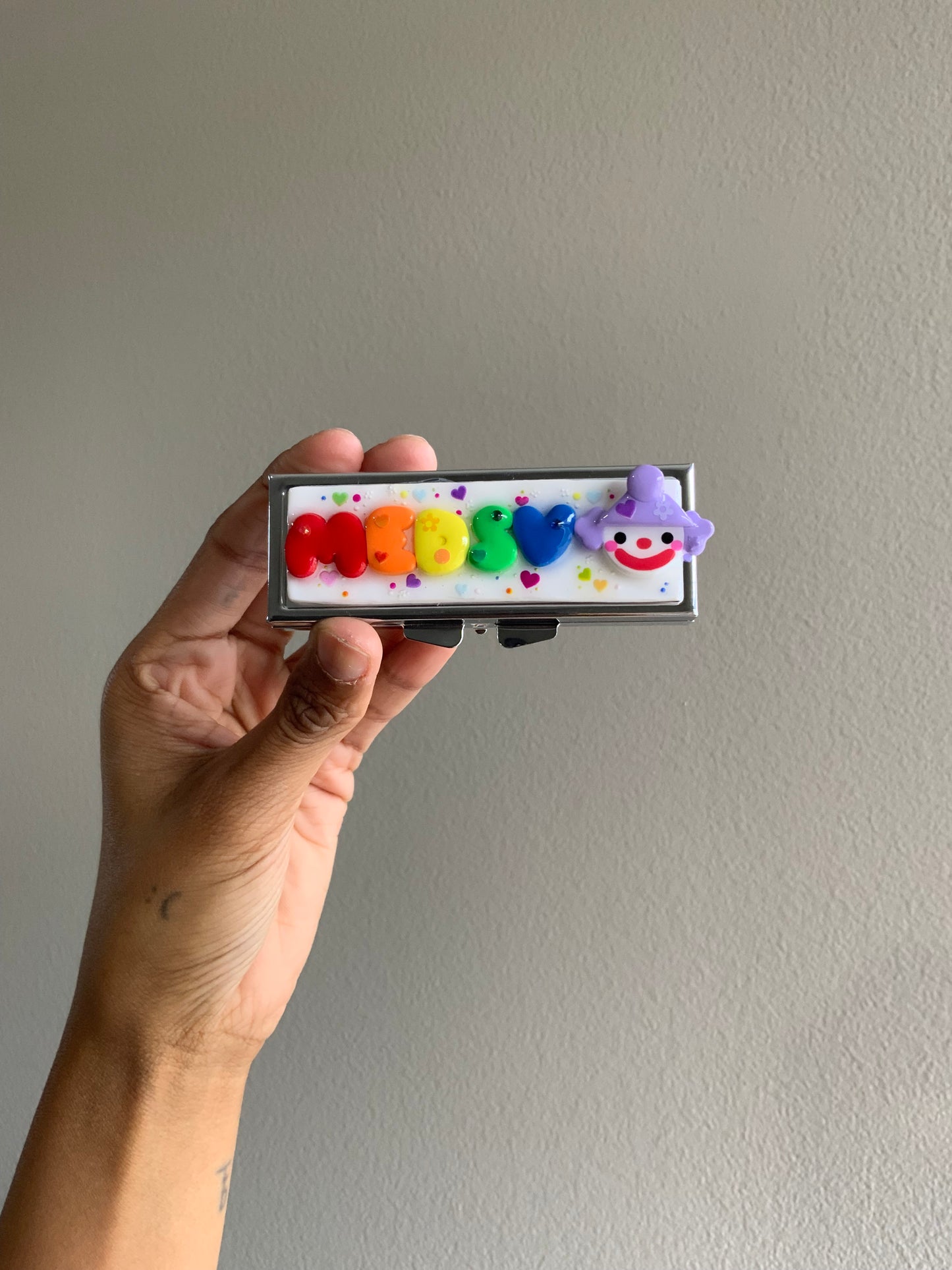 Rainbow Meds Pill Case