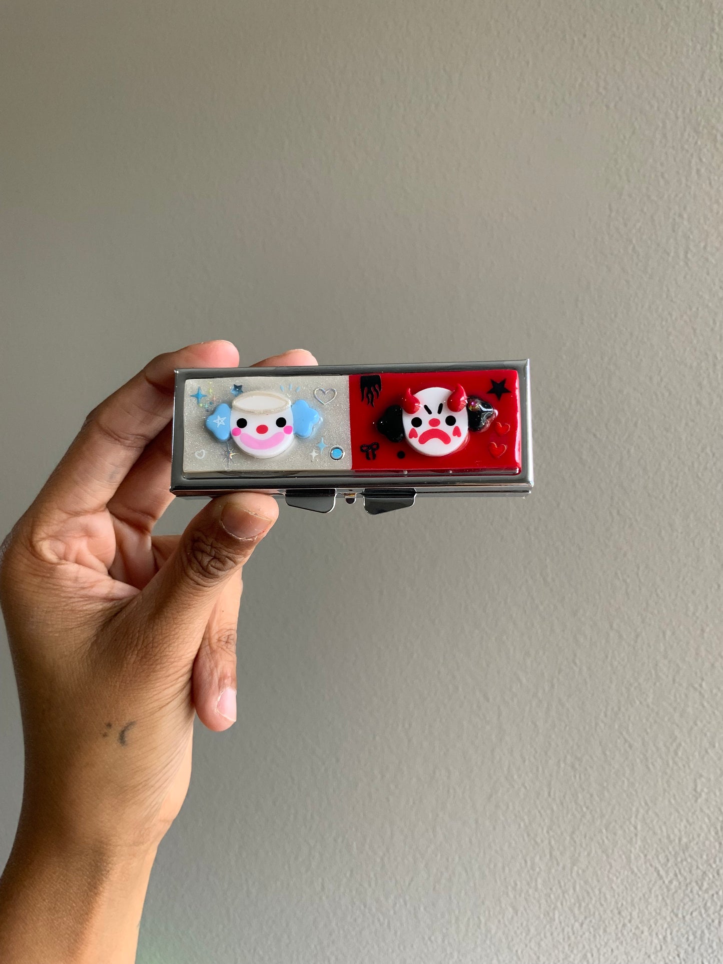 Devil on your Shoulder Pill Case