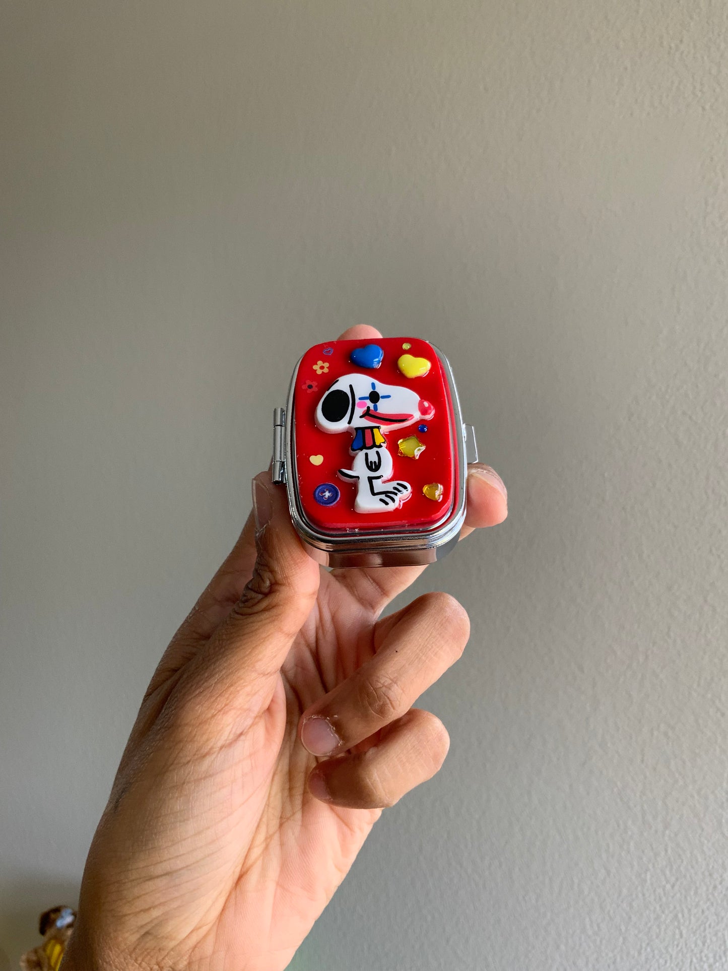 Primary Snoopy Pill Case