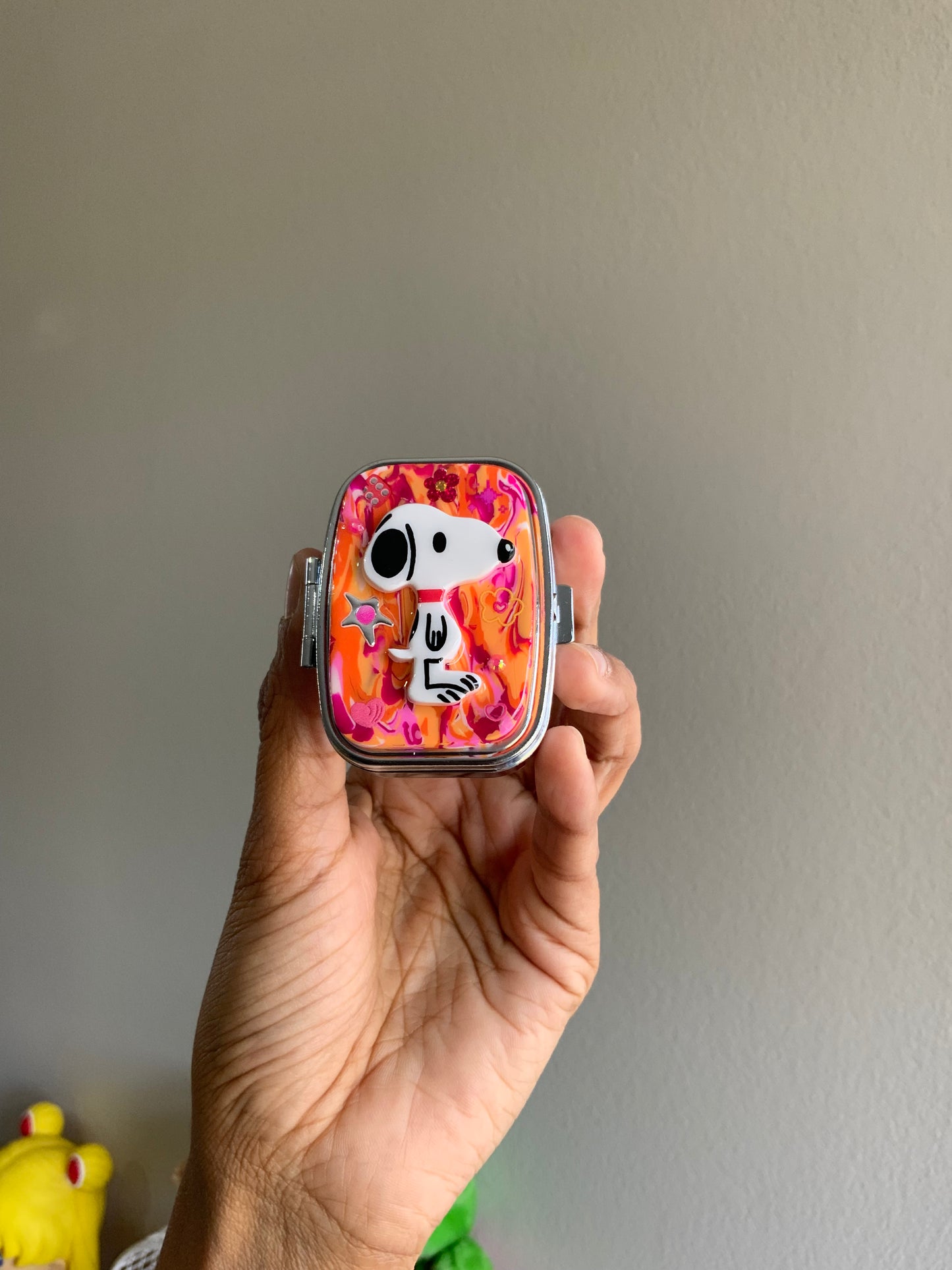 Sapphic Snoopy Pill Case