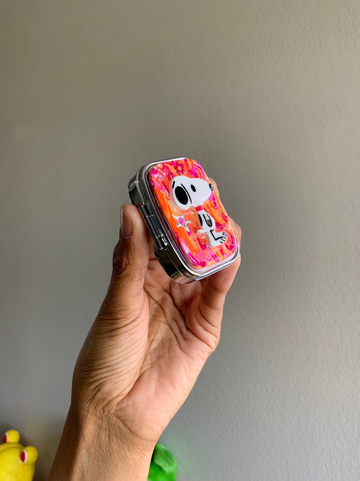 Sapphic Snoopy Pill Case