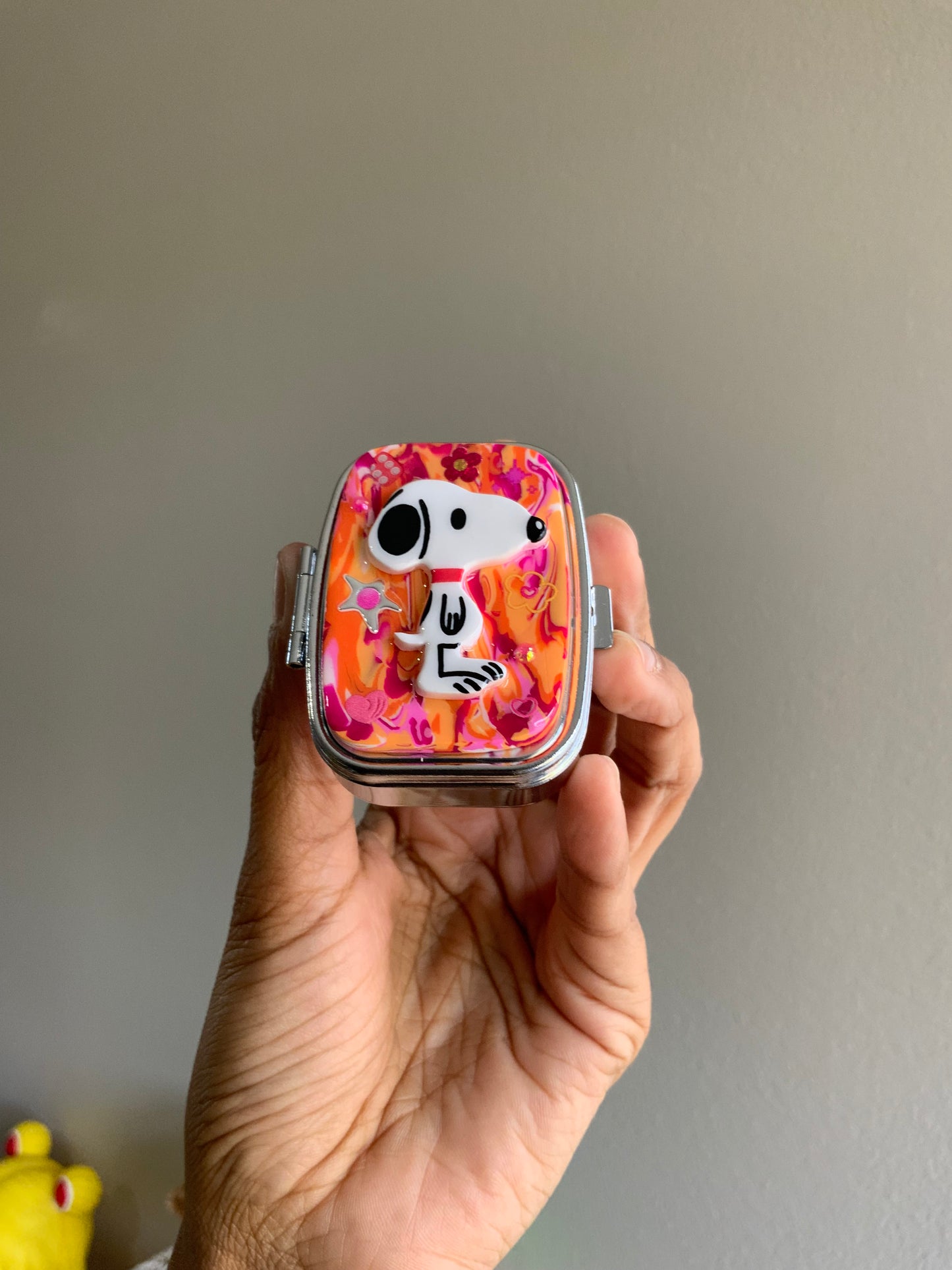 Sapphic Snoopy Pill Case