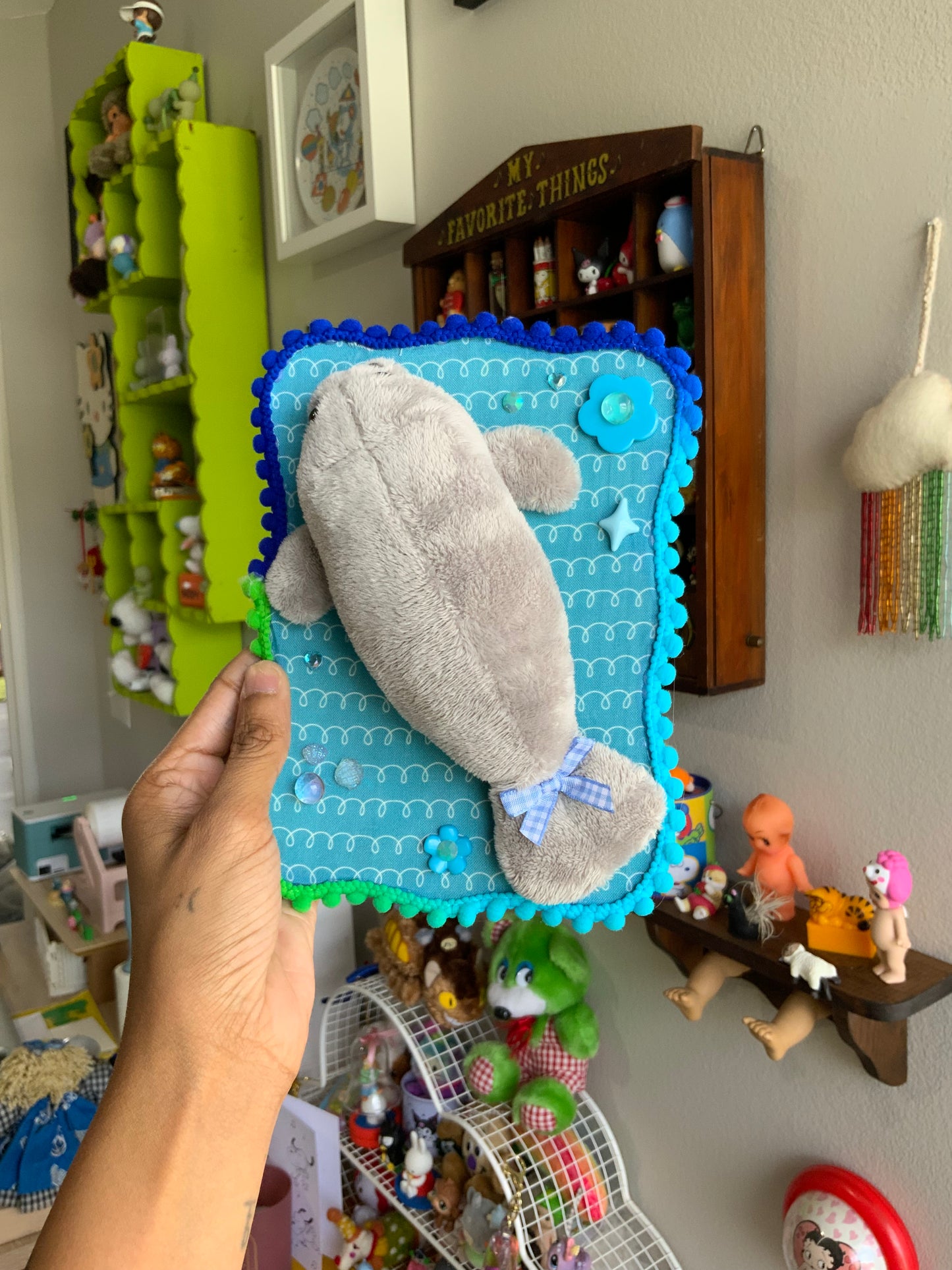 Manatee Plushie Taxidermy