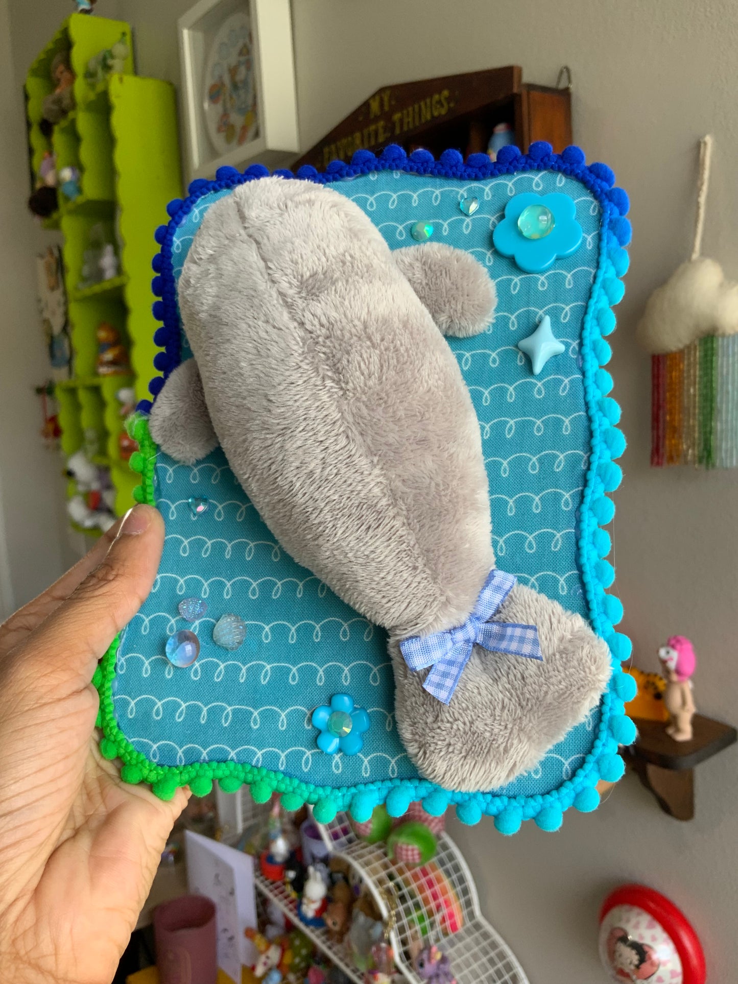 Manatee Plushie Taxidermy
