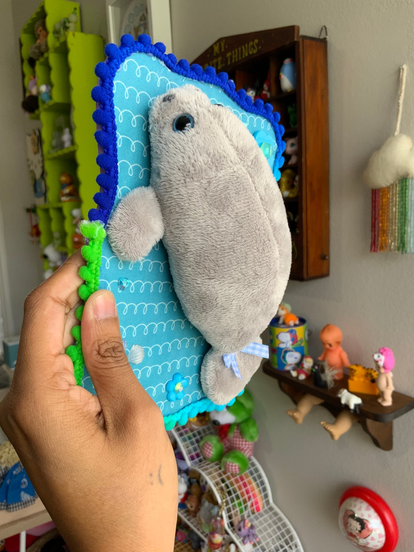 Manatee Plushie Taxidermy