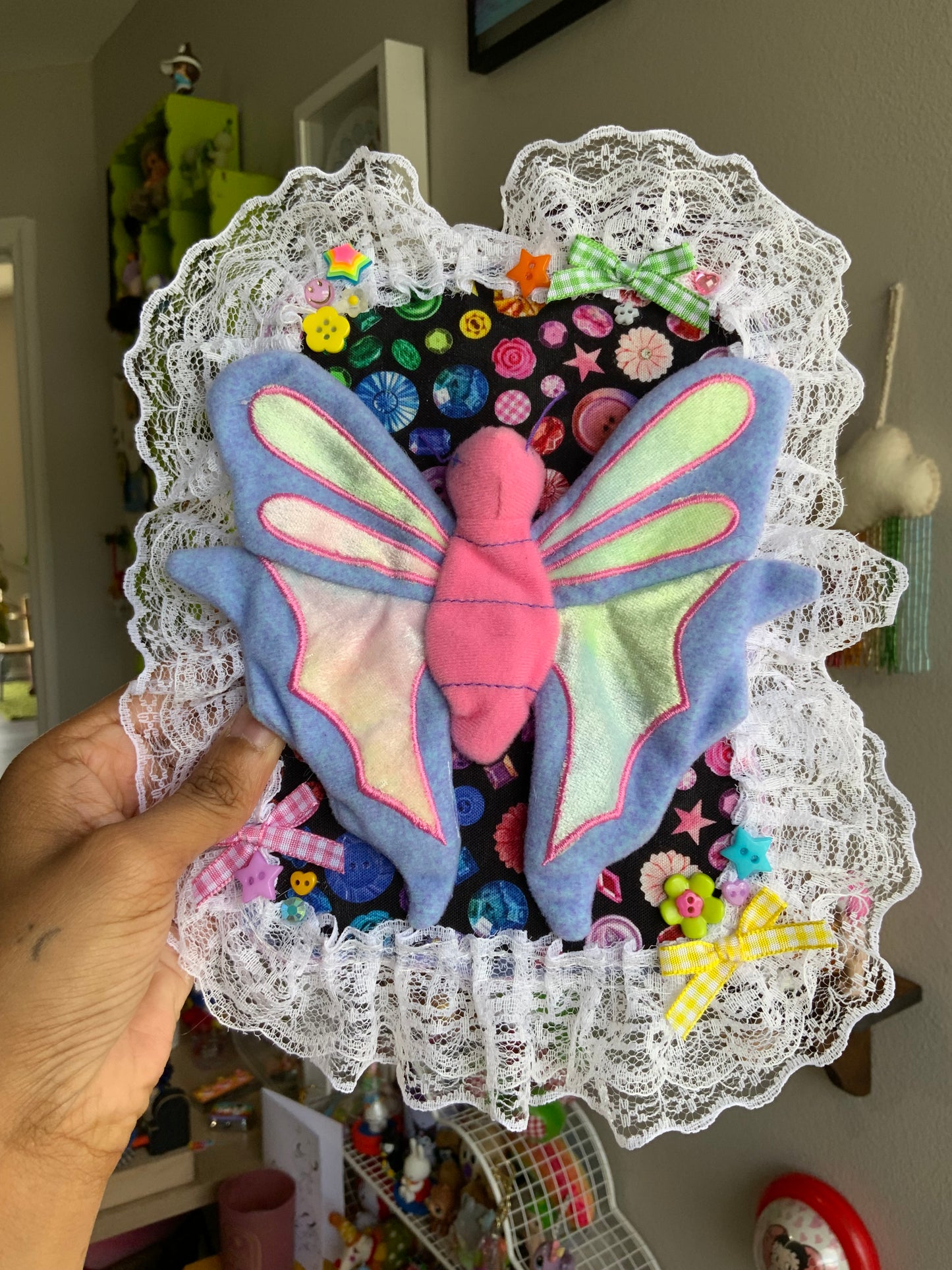 Baby Butterfly Plushie Taxidermy