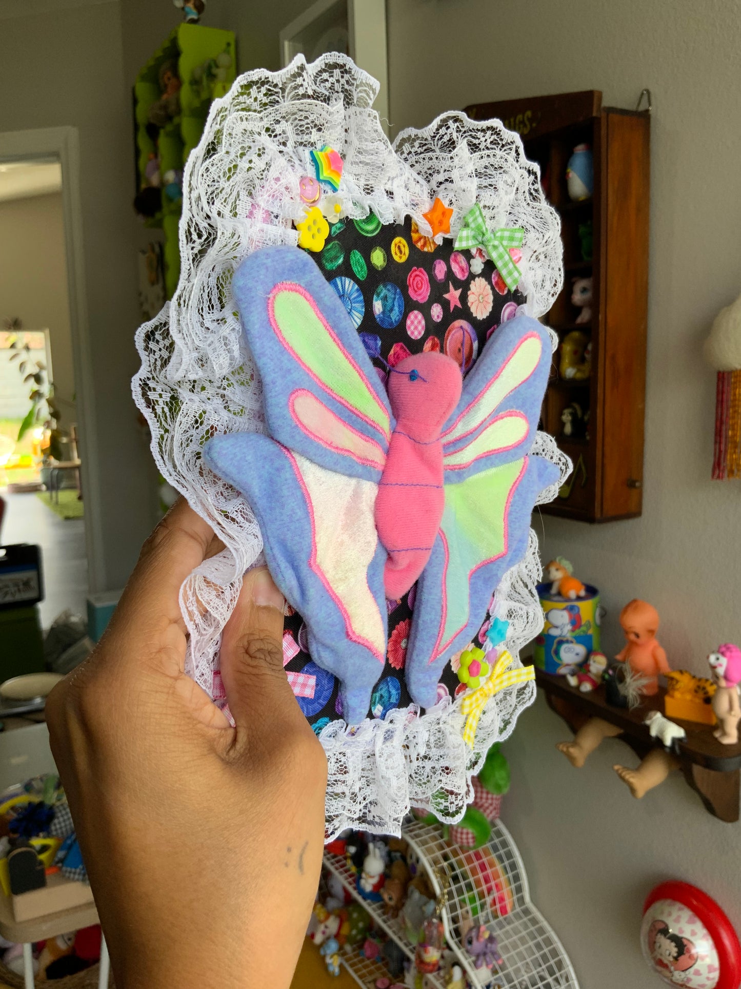 Baby Butterfly Plushie Taxidermy