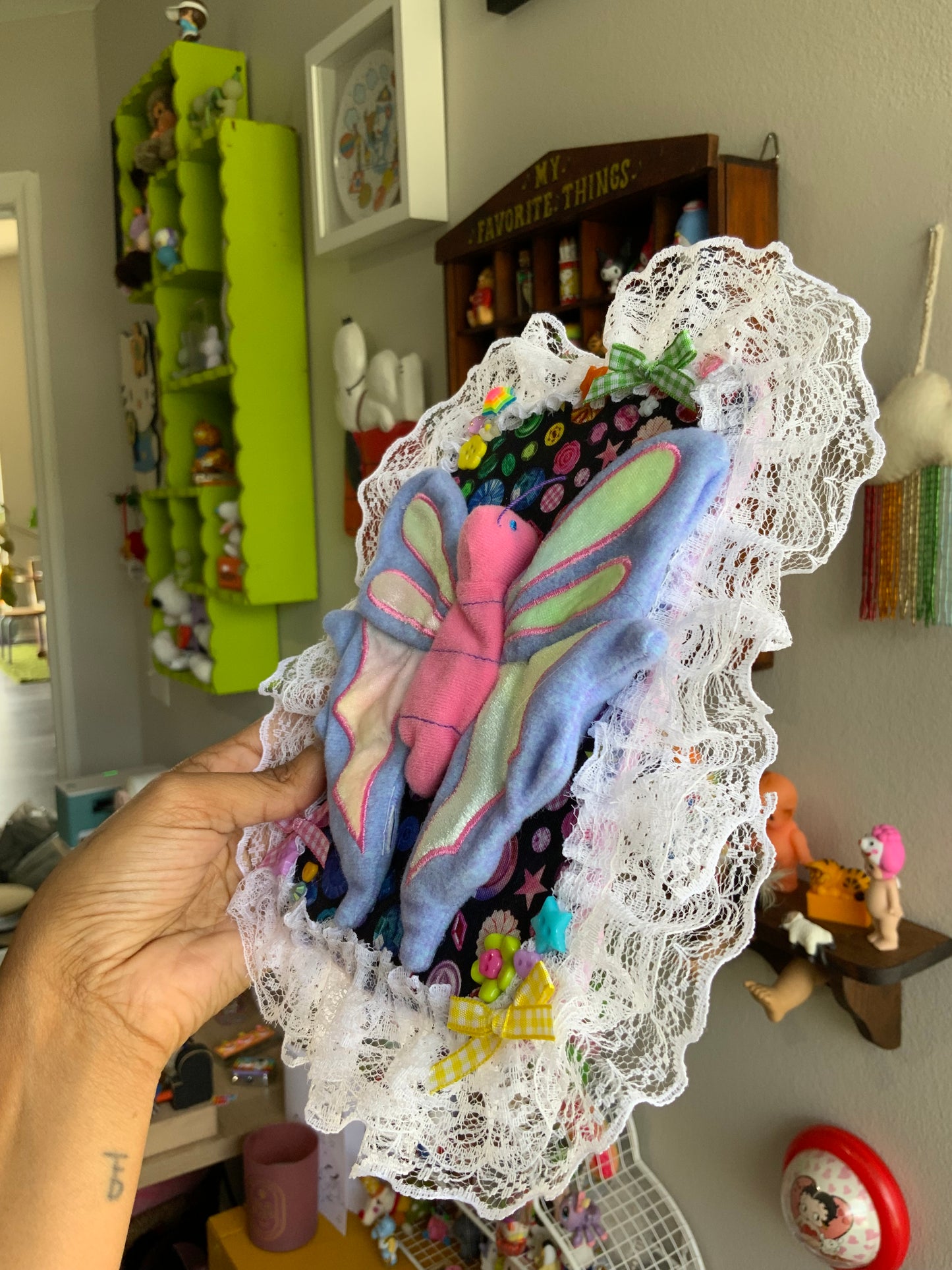 Baby Butterfly Plushie Taxidermy