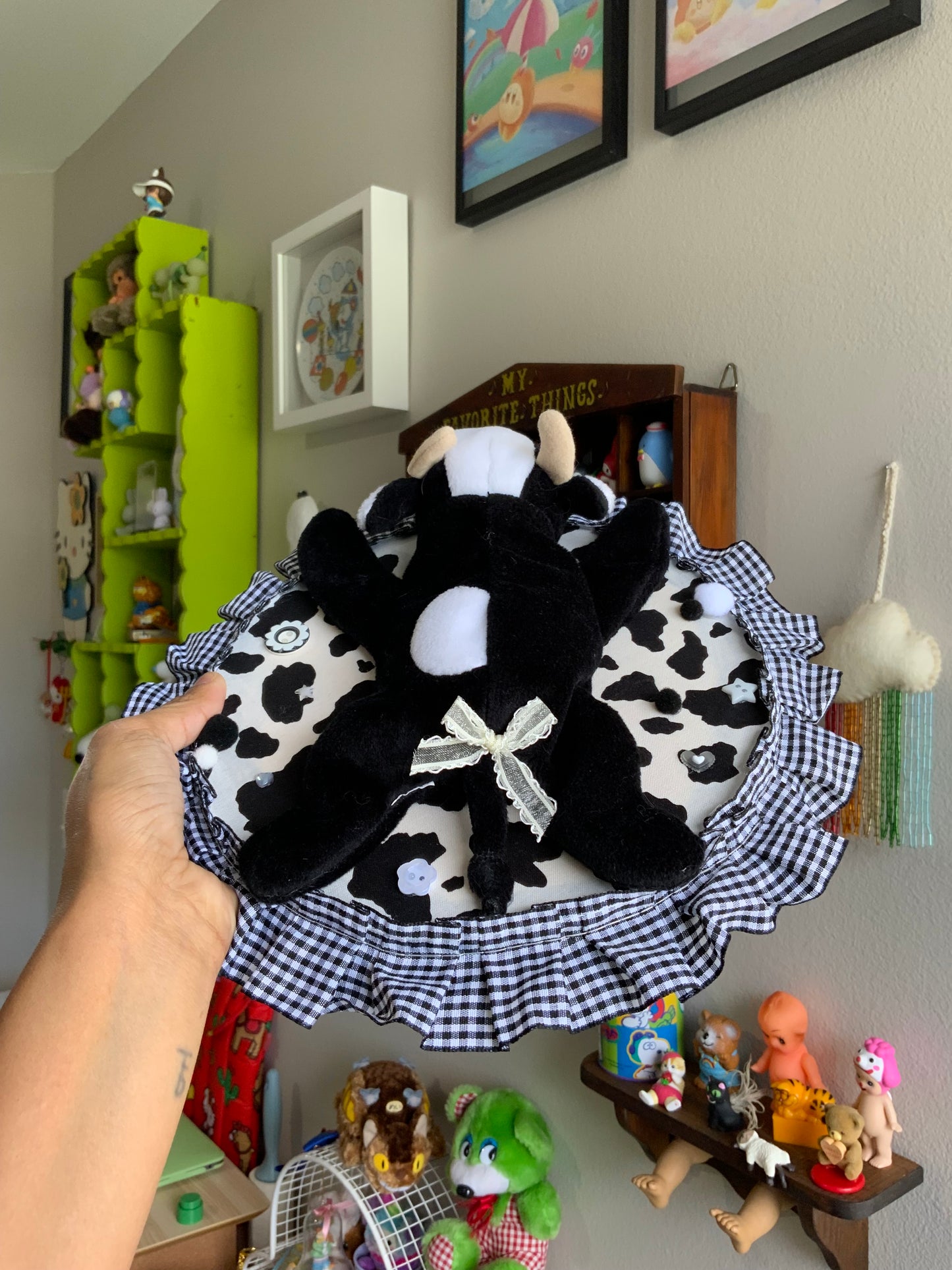 Moo Plushie Taxidermy