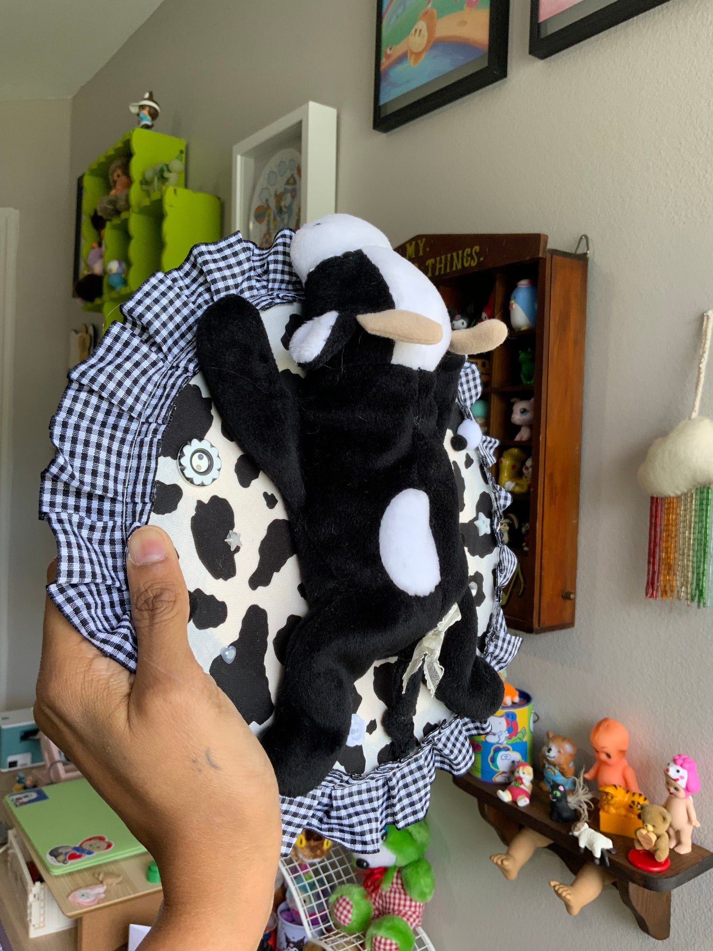 Moo Plushie Taxidermy