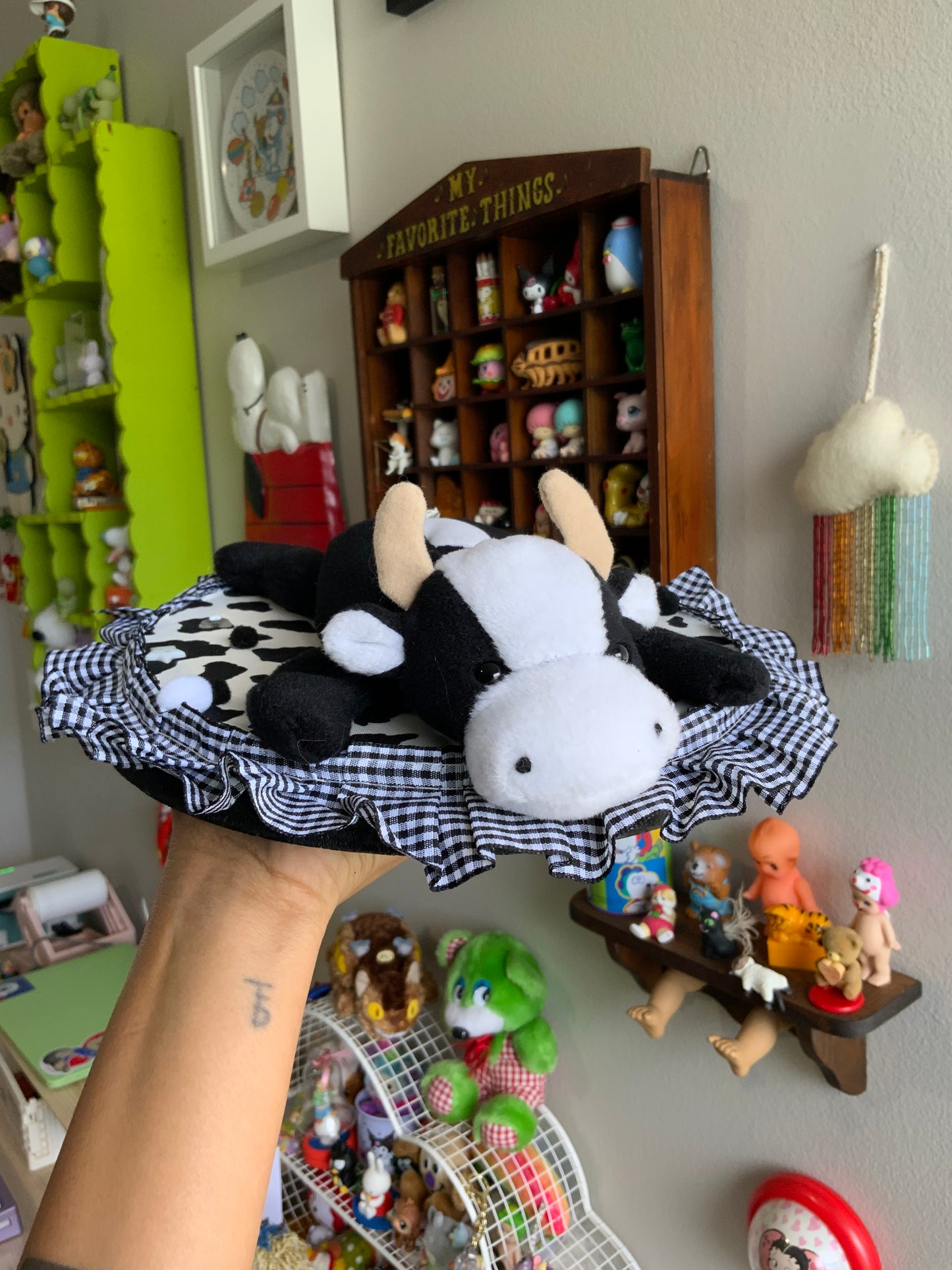 Moo Plushie Taxidermy