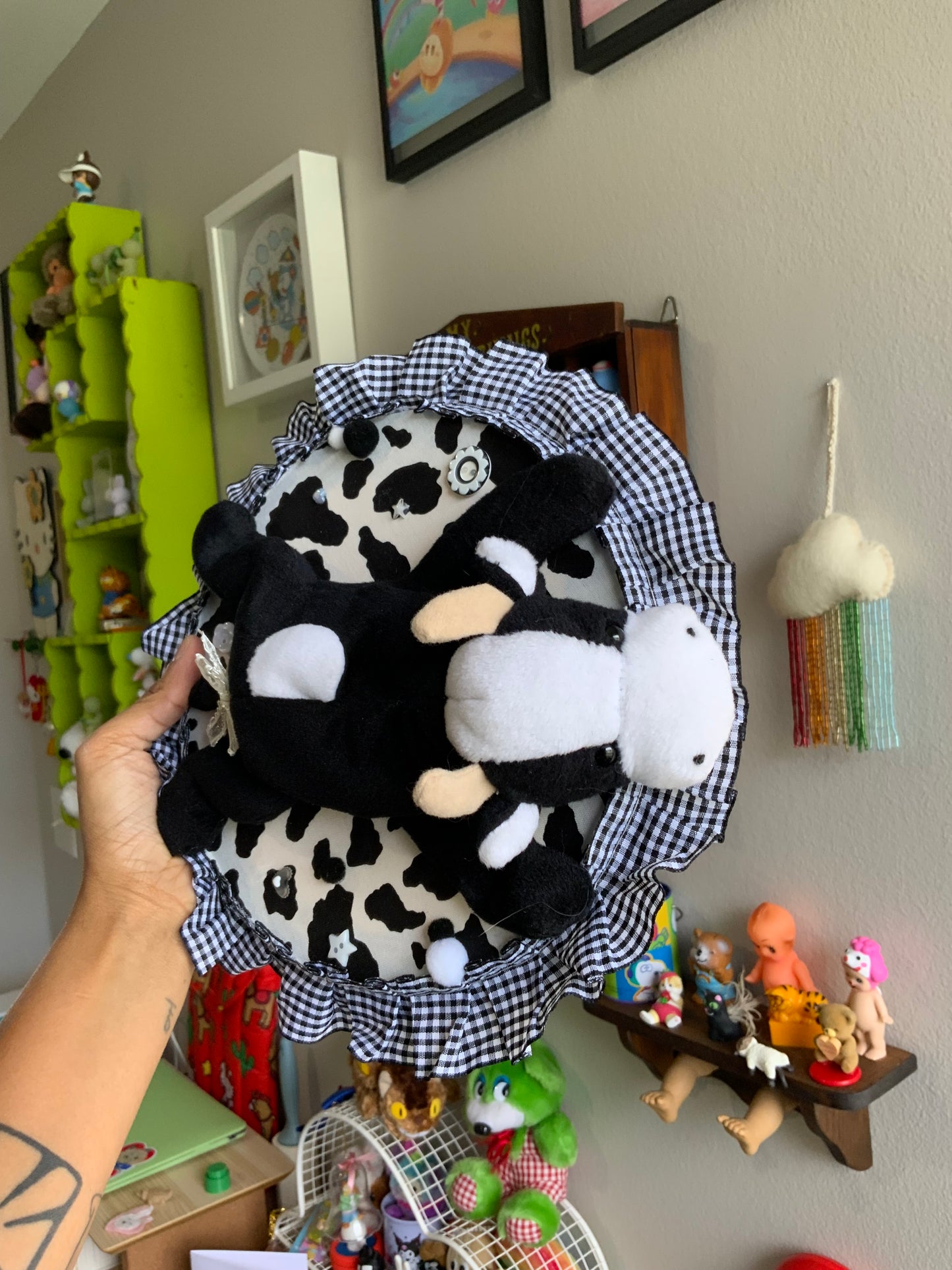 Moo Plushie Taxidermy