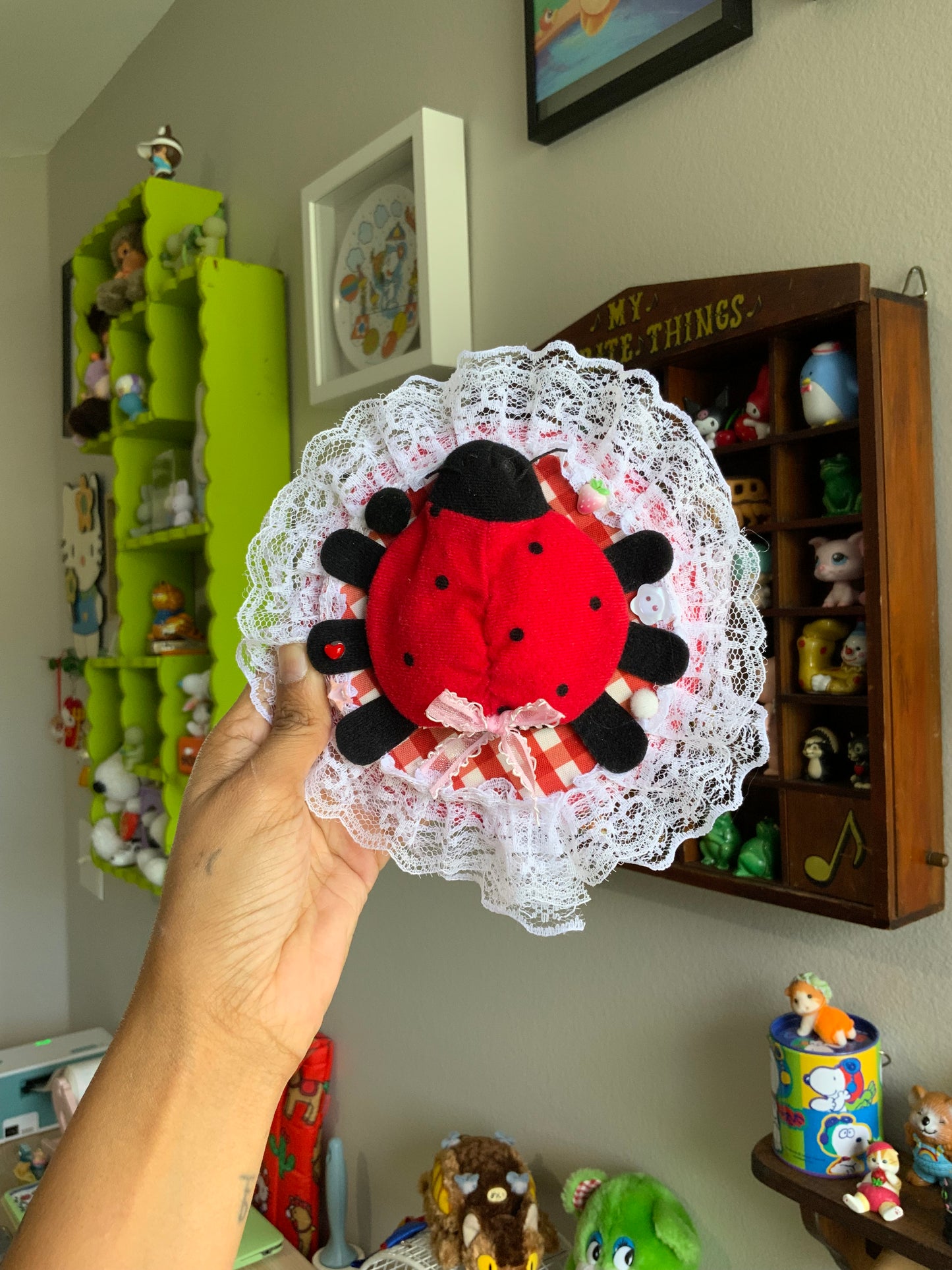 Little Ladybug Plushie Taxidermy