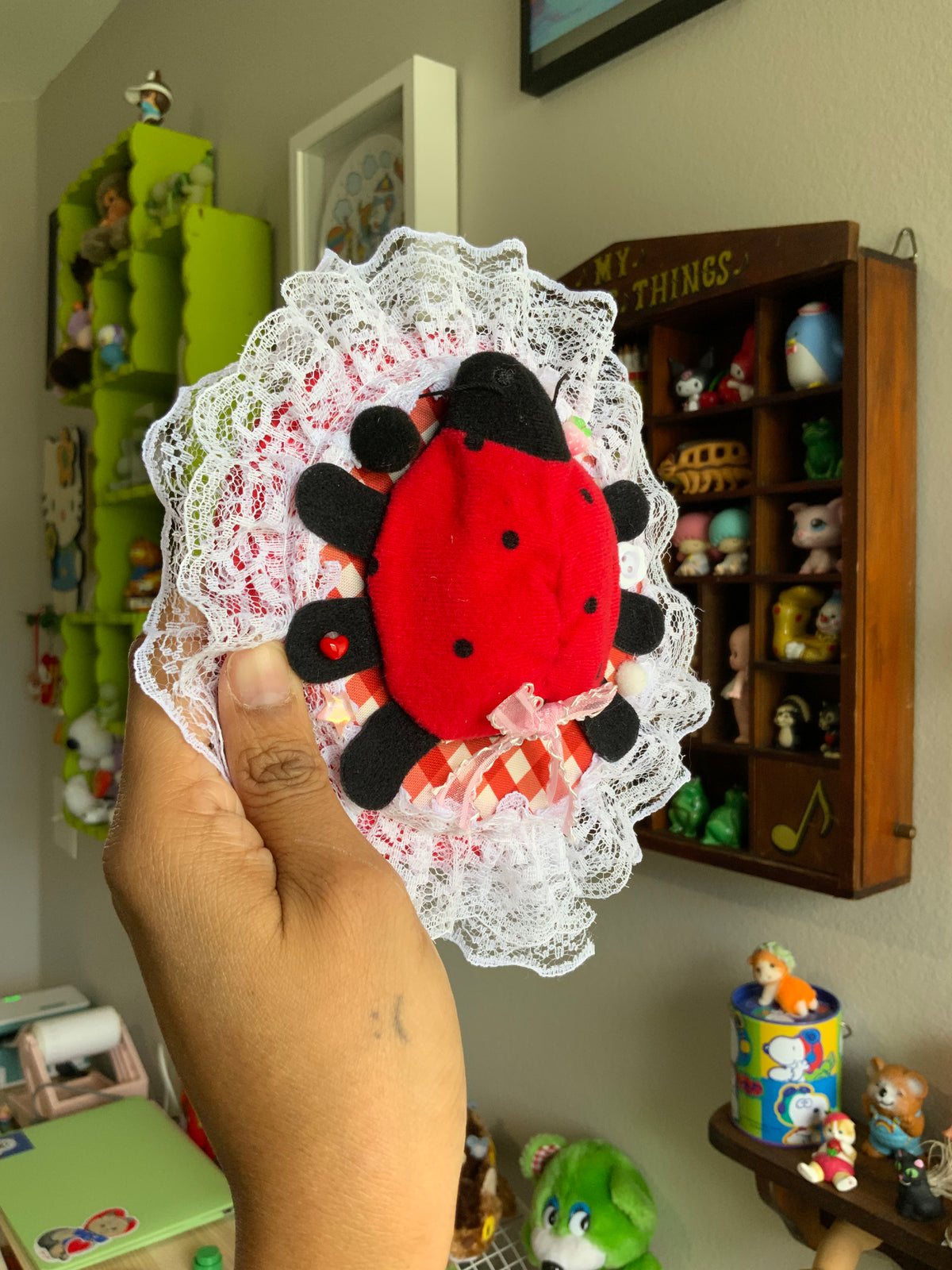 Little Ladybug Plushie Taxidermy