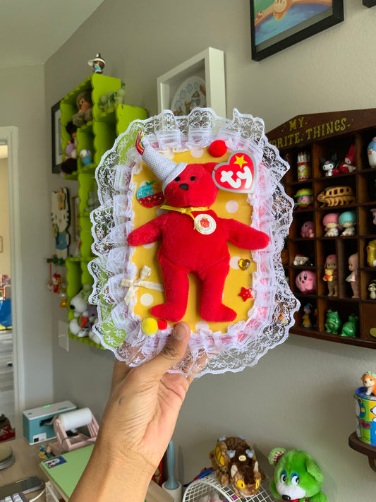 Mickey D’s Bear Plushie Taxidermy