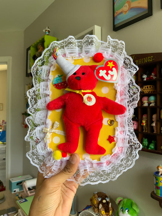 Mickey D’s Bear Plushie Taxidermy