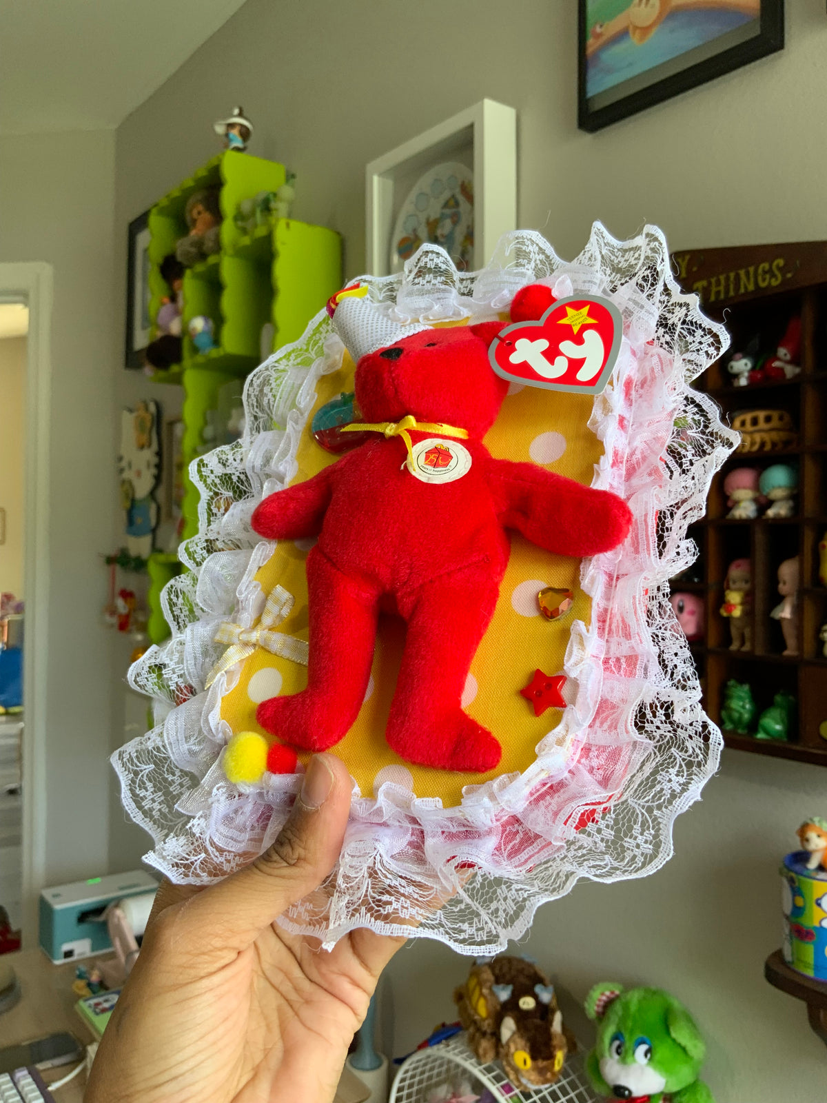 Mickey D’s Bear Plushie Taxidermy