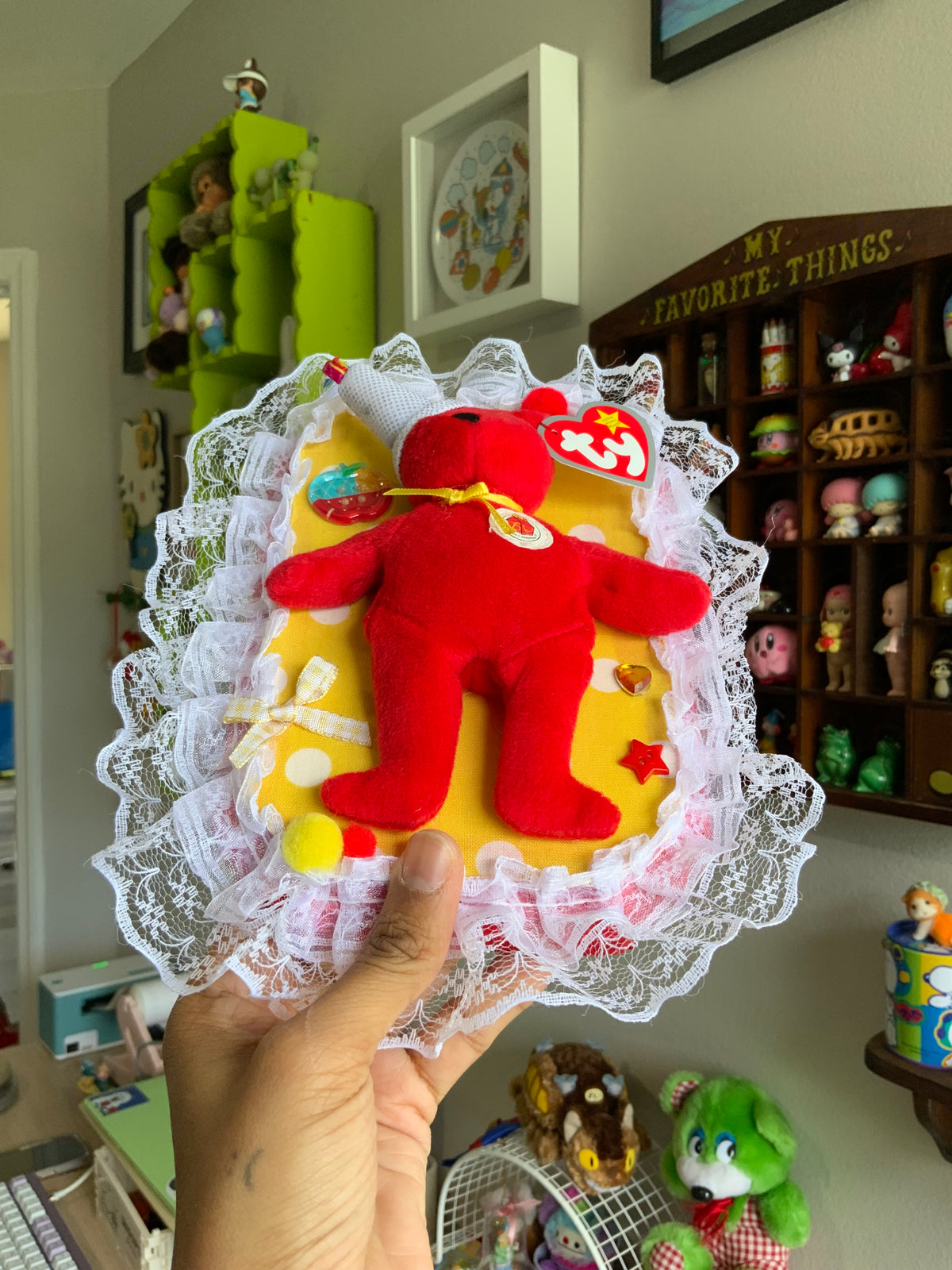 Mickey D’s Bear Plushie Taxidermy