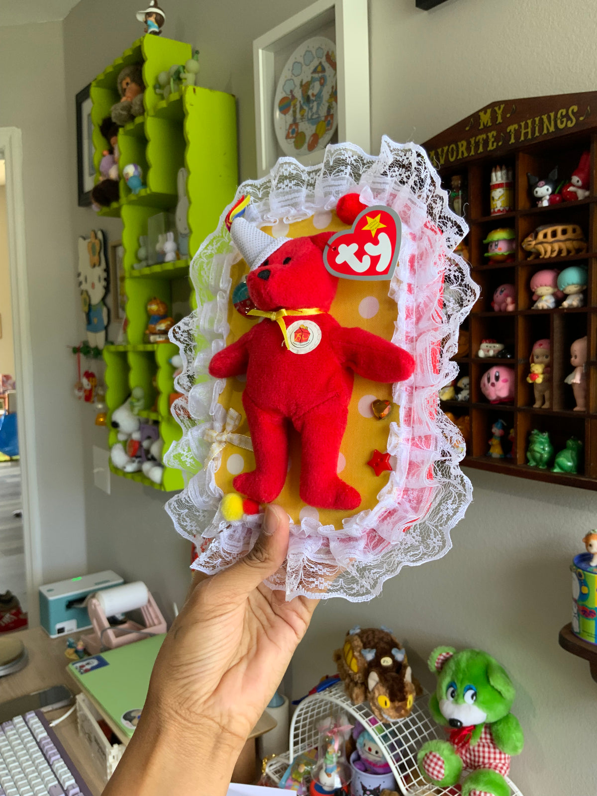 Mickey D’s Bear Plushie Taxidermy