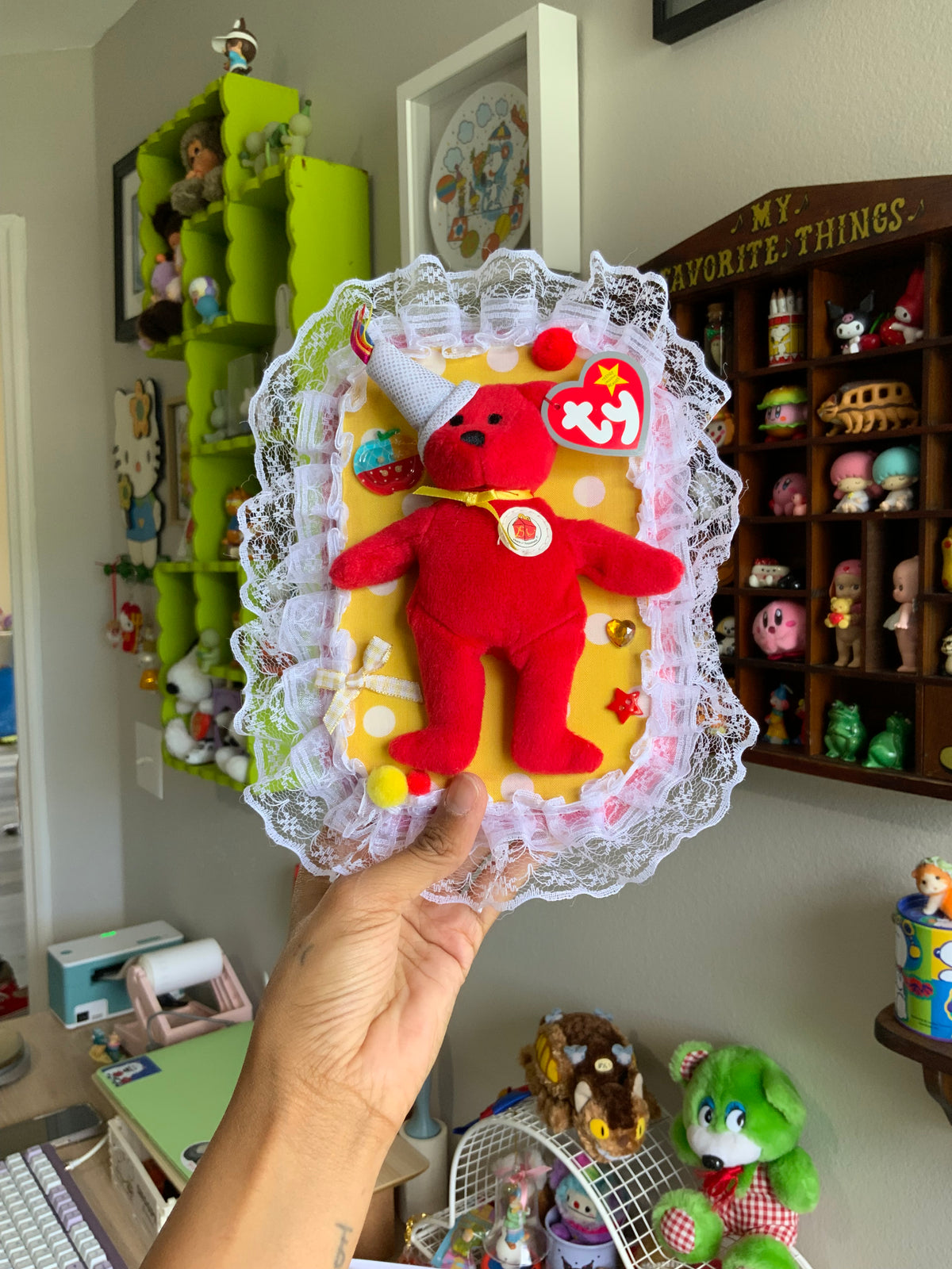 Mickey D’s Bear Plushie Taxidermy