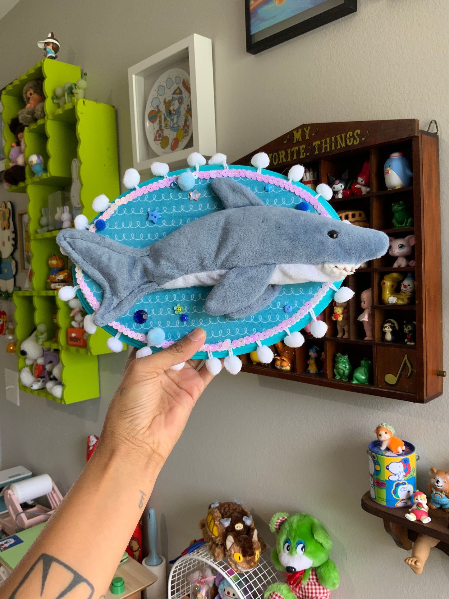 Shark Plushie Taxidermy