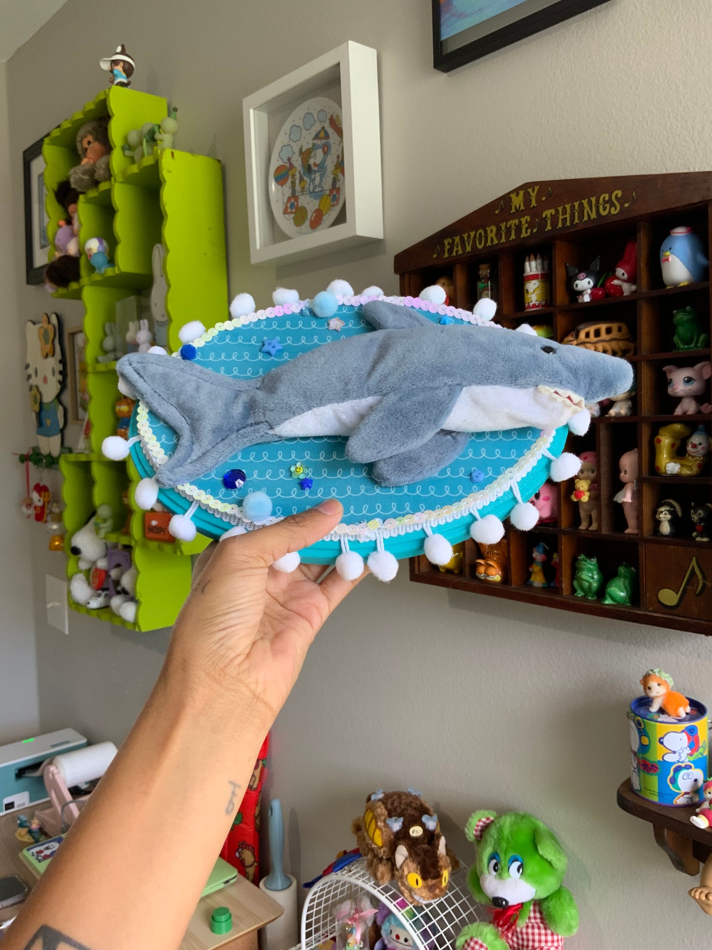 Shark Plushie Taxidermy