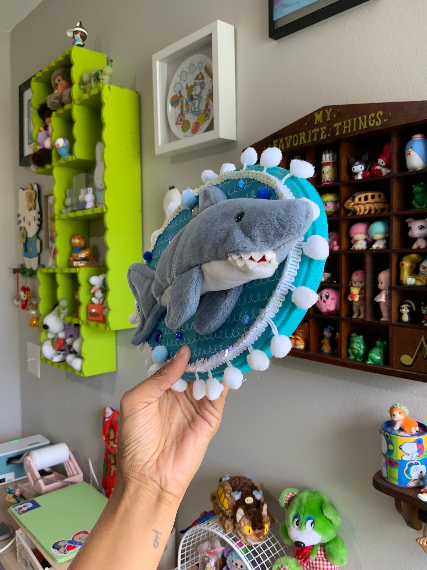 Shark Plushie Taxidermy