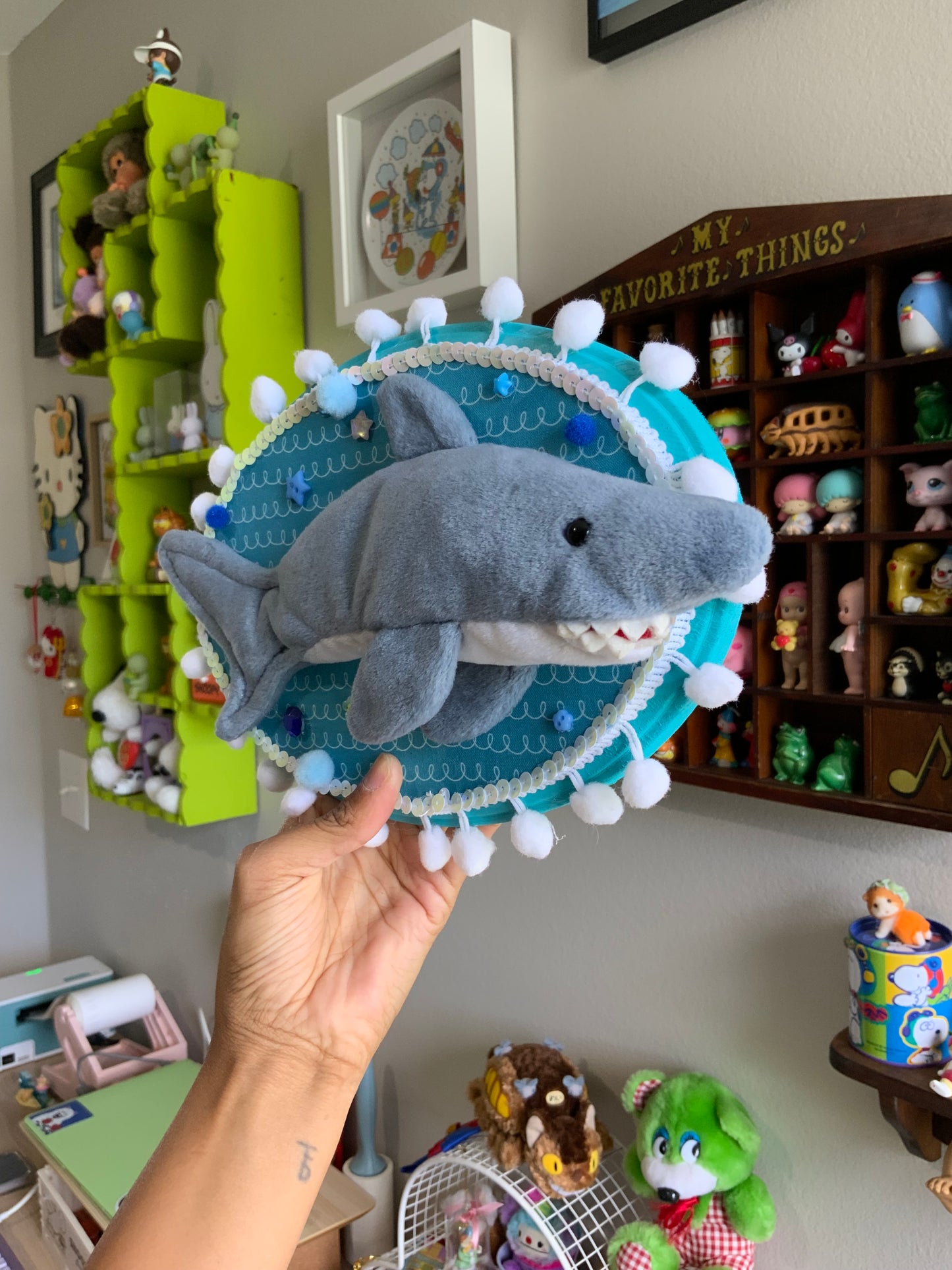 Shark Plushie Taxidermy