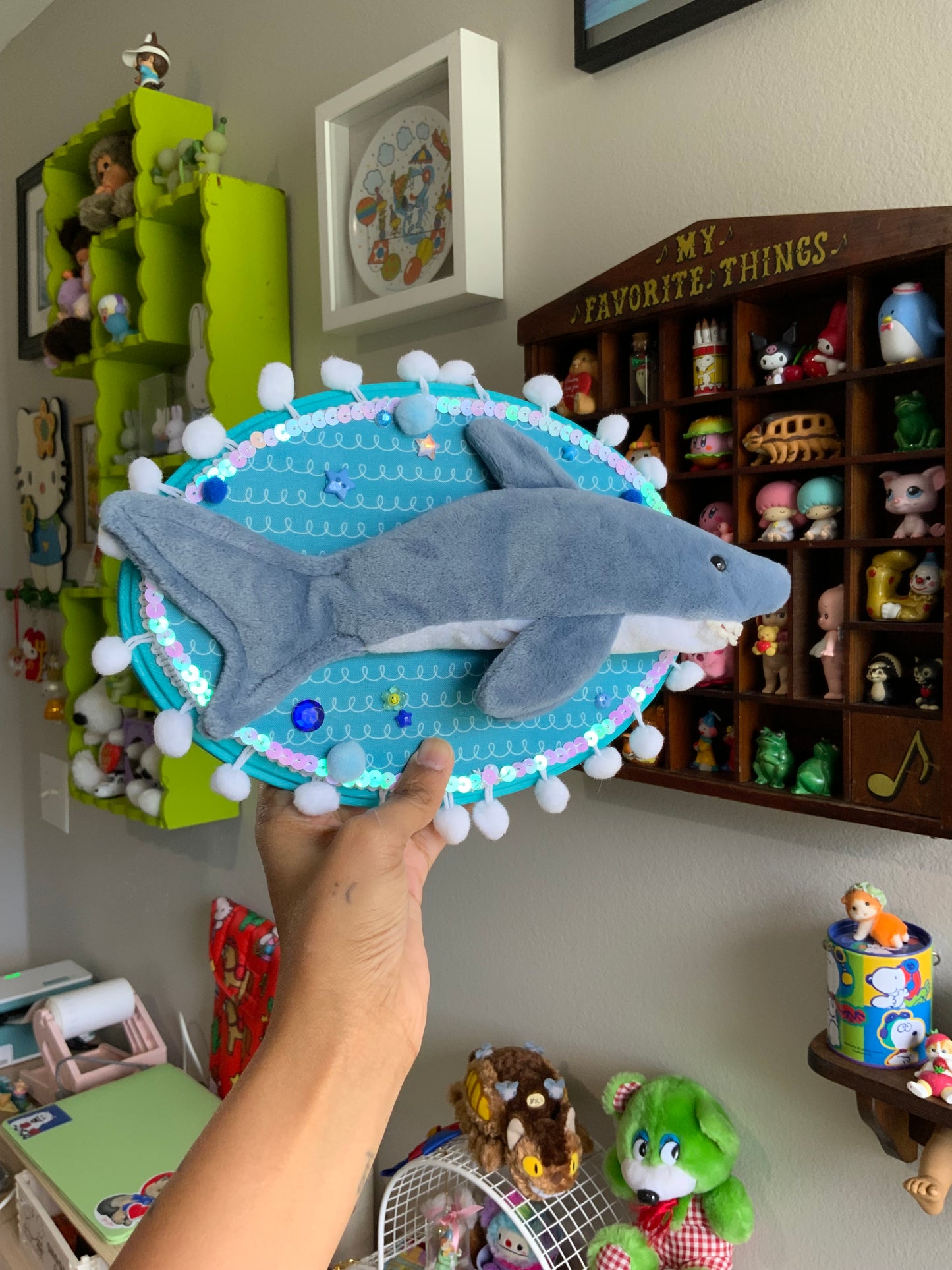 Shark Plushie Taxidermy