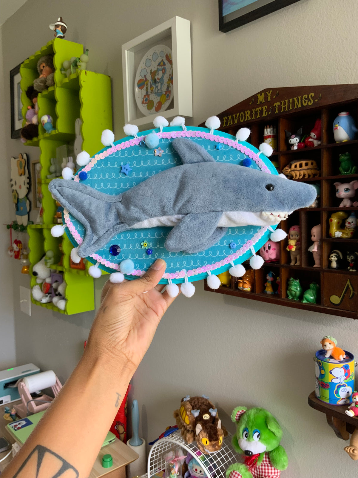 Shark Plushie Taxidermy