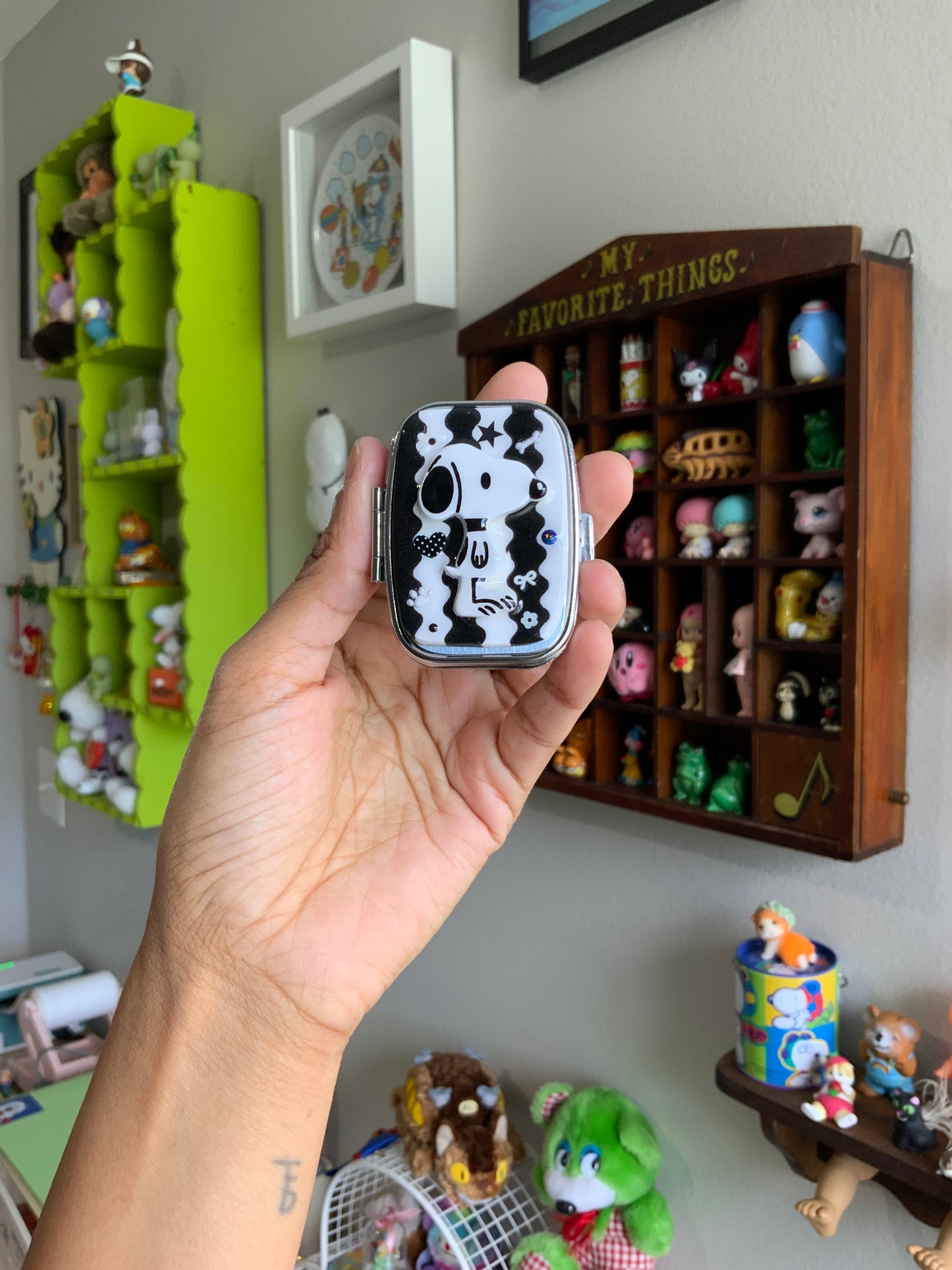 Midnight Snoopy Pill Case