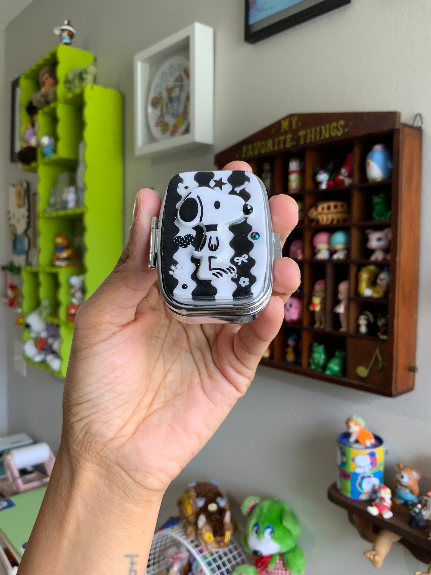 Midnight Snoopy Pill Case