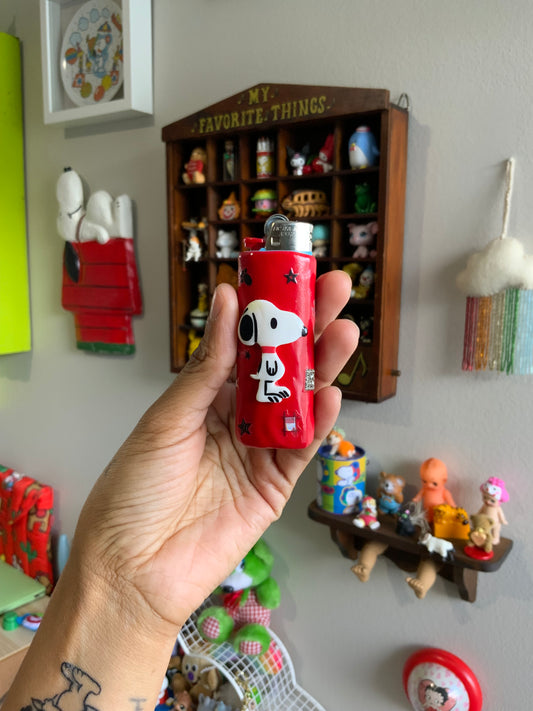 Snoopy Lighter Case w/ Lighter