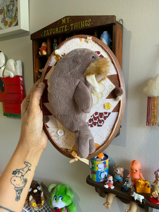 Walrus Plushie Taxidermy