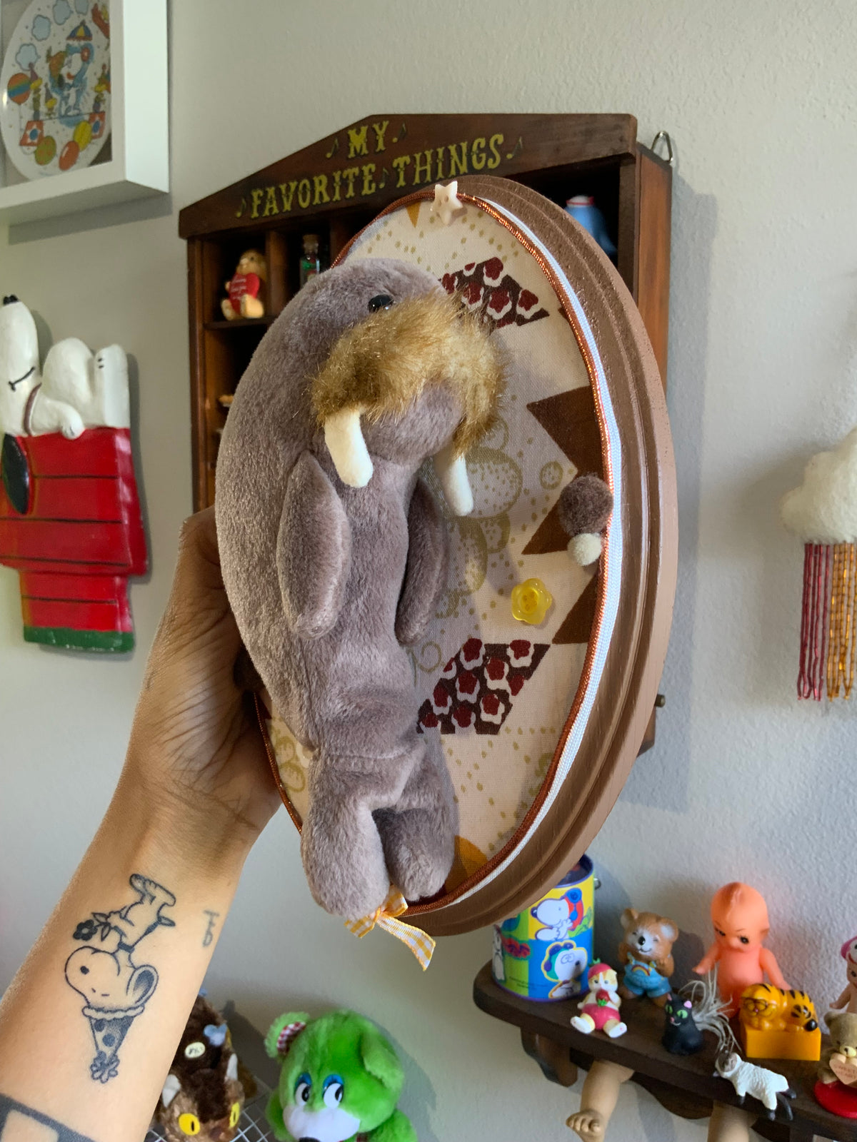 Walrus Plushie Taxidermy