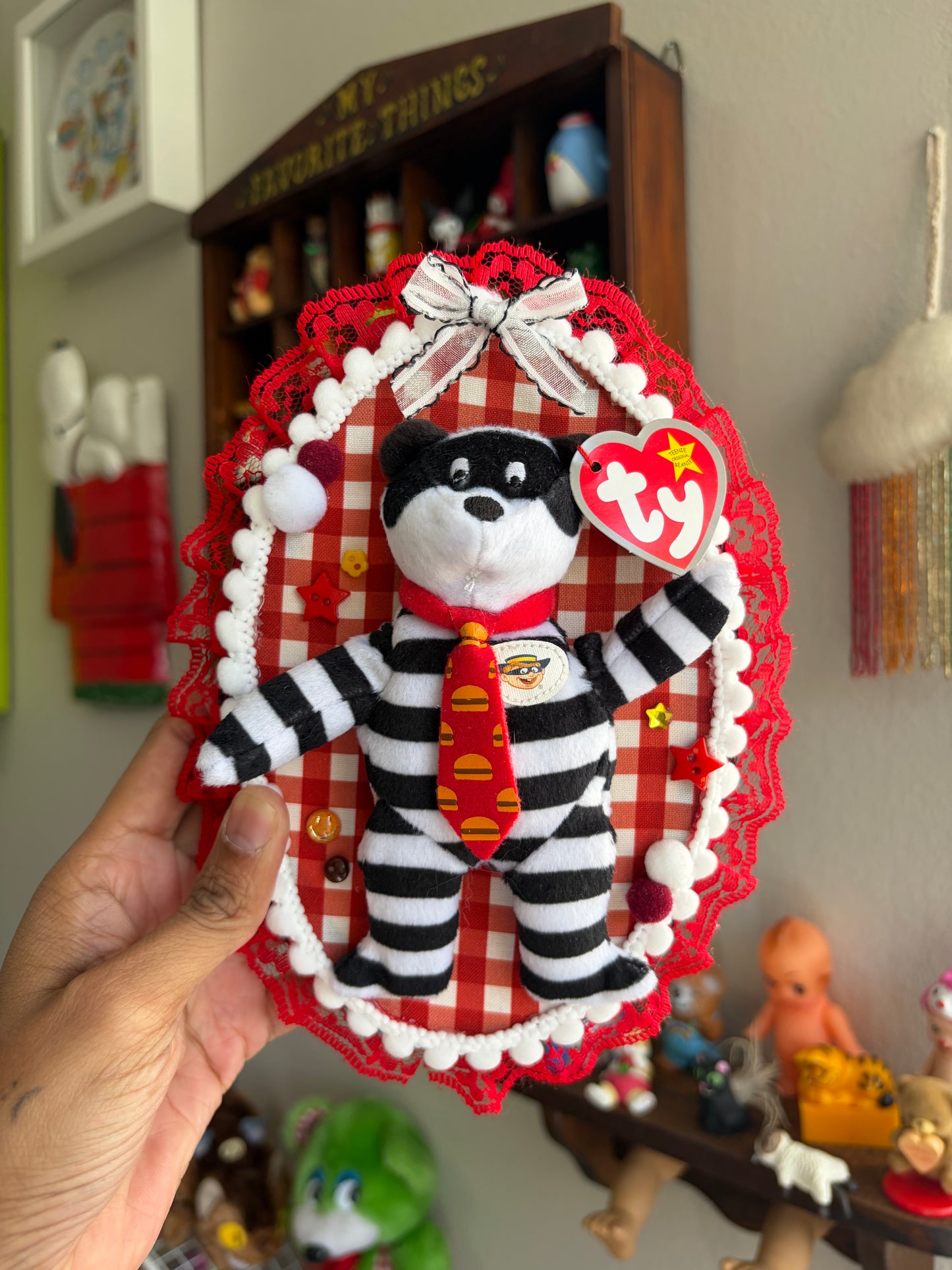 Hamburgler Plushie Taxidermy