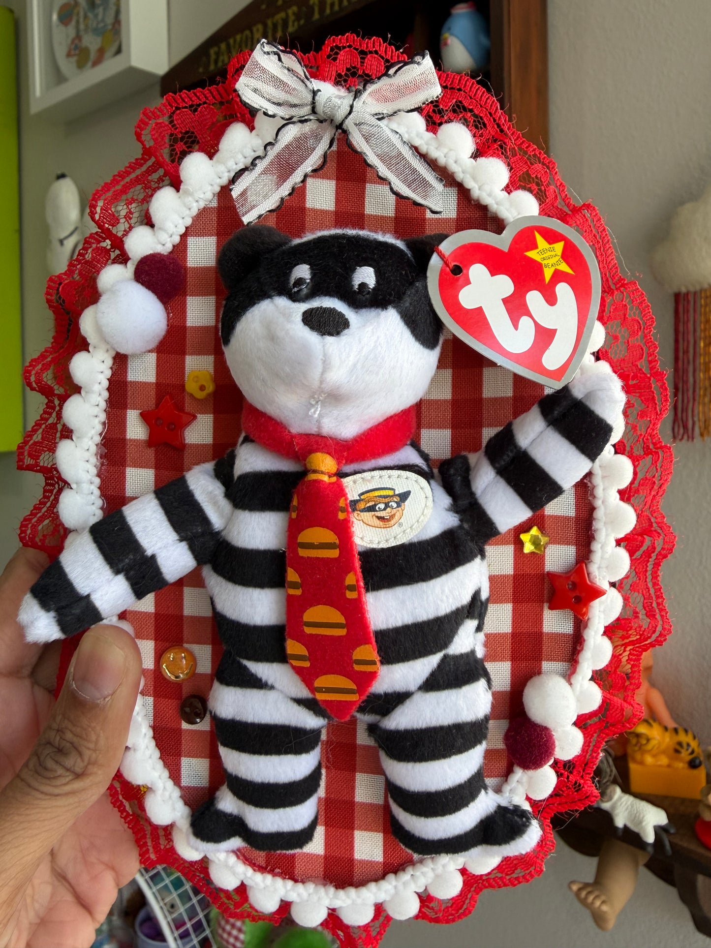 Hamburgler Plushie Taxidermy