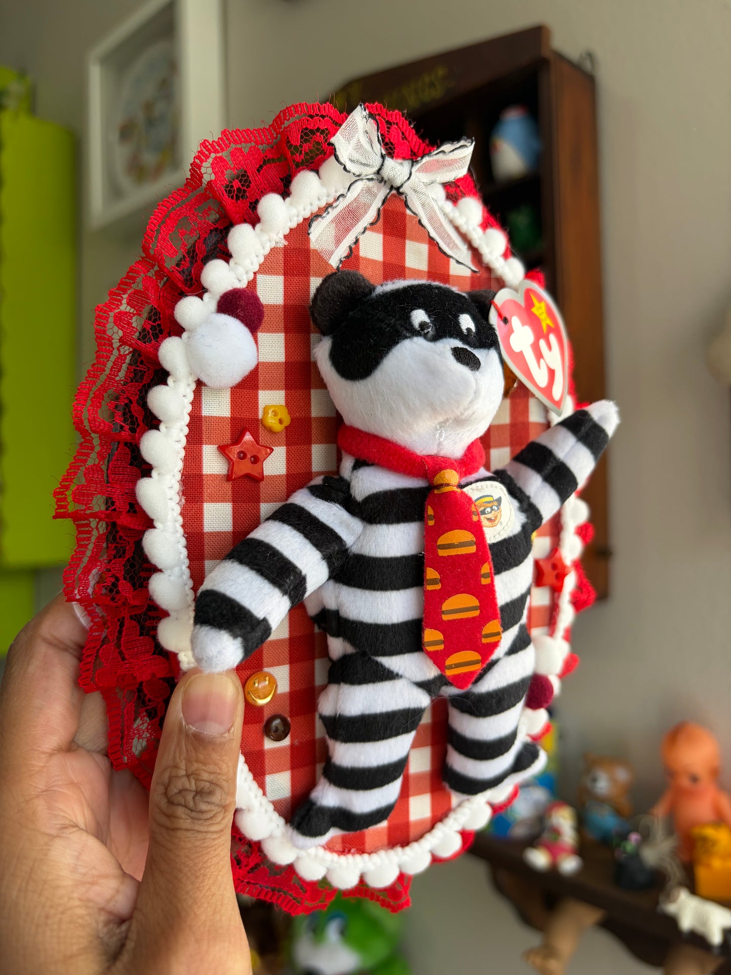 Hamburgler Plushie Taxidermy