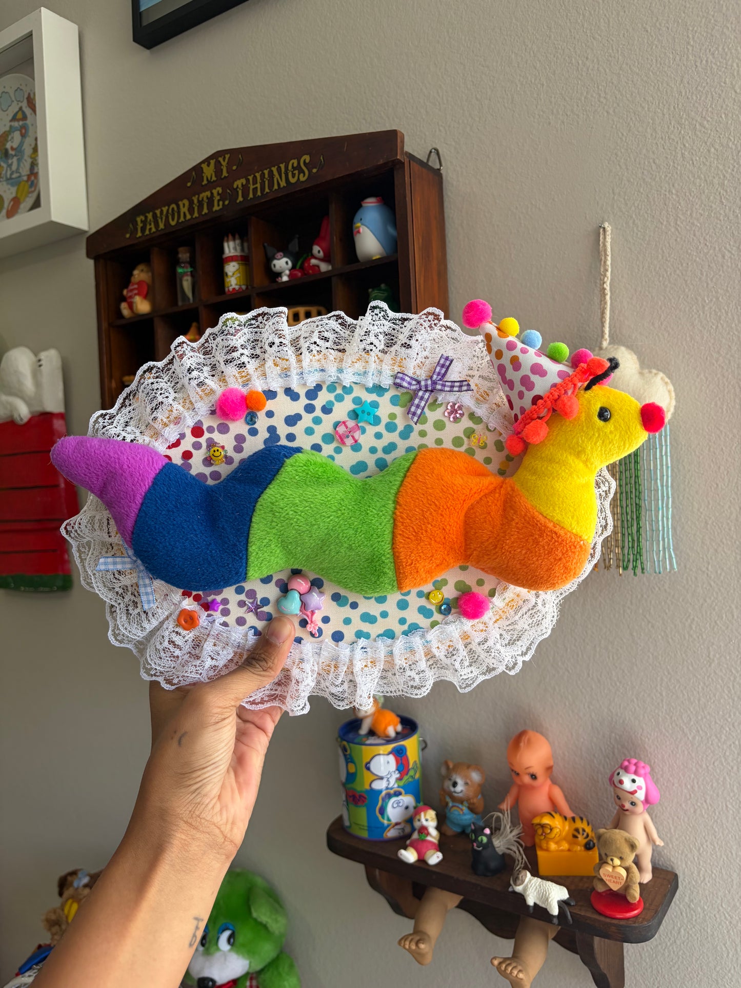 Big Wormie Plushie Taxidermy