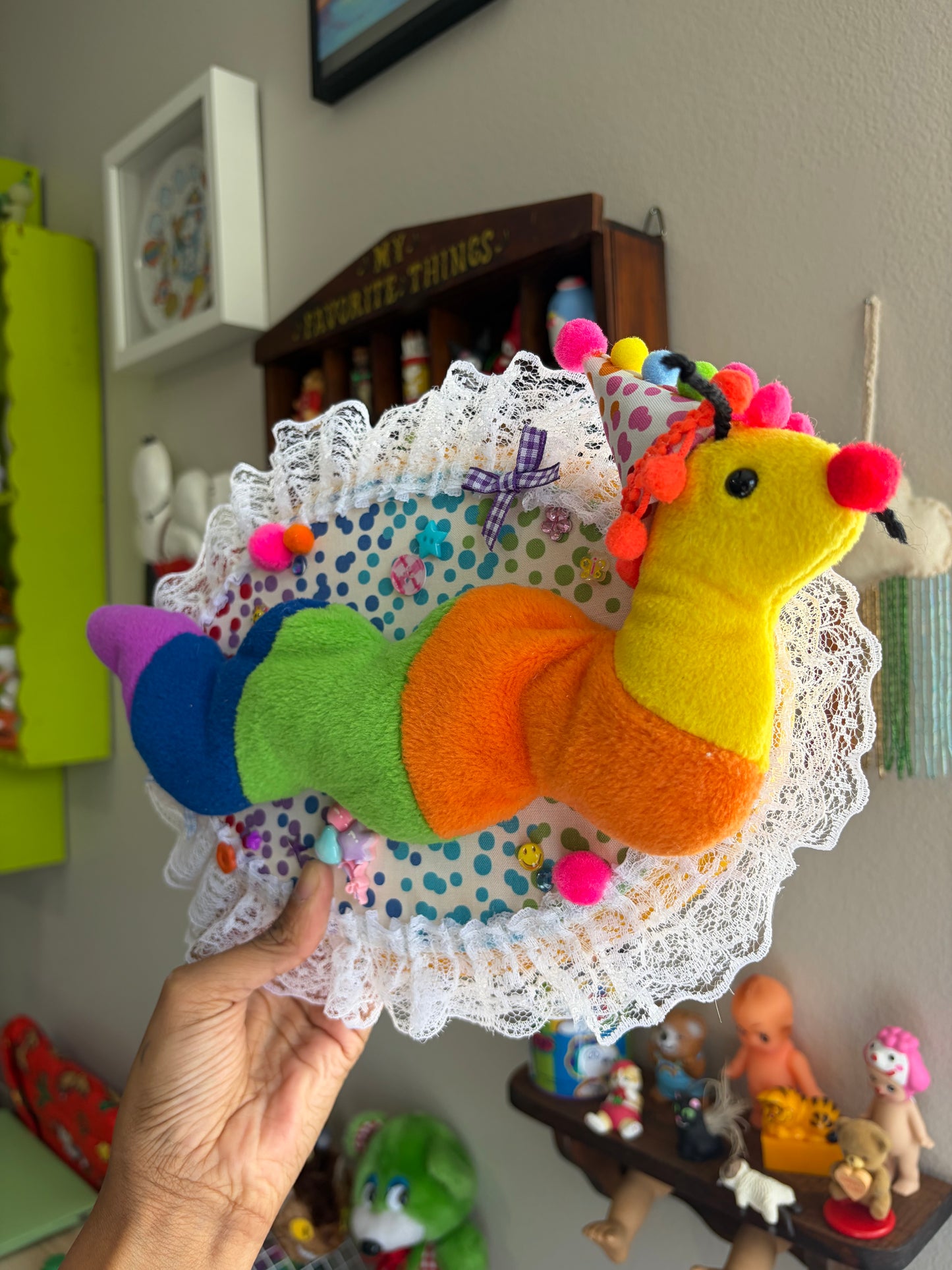 Big Wormie Plushie Taxidermy