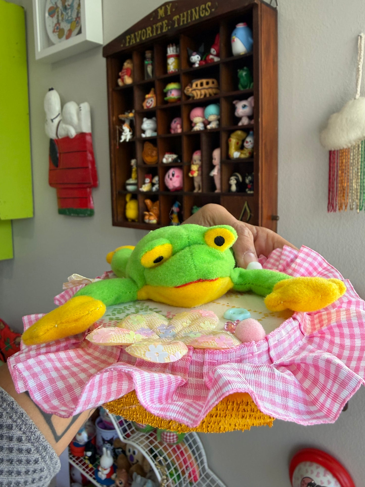 Froggy Plushie Taxidermy