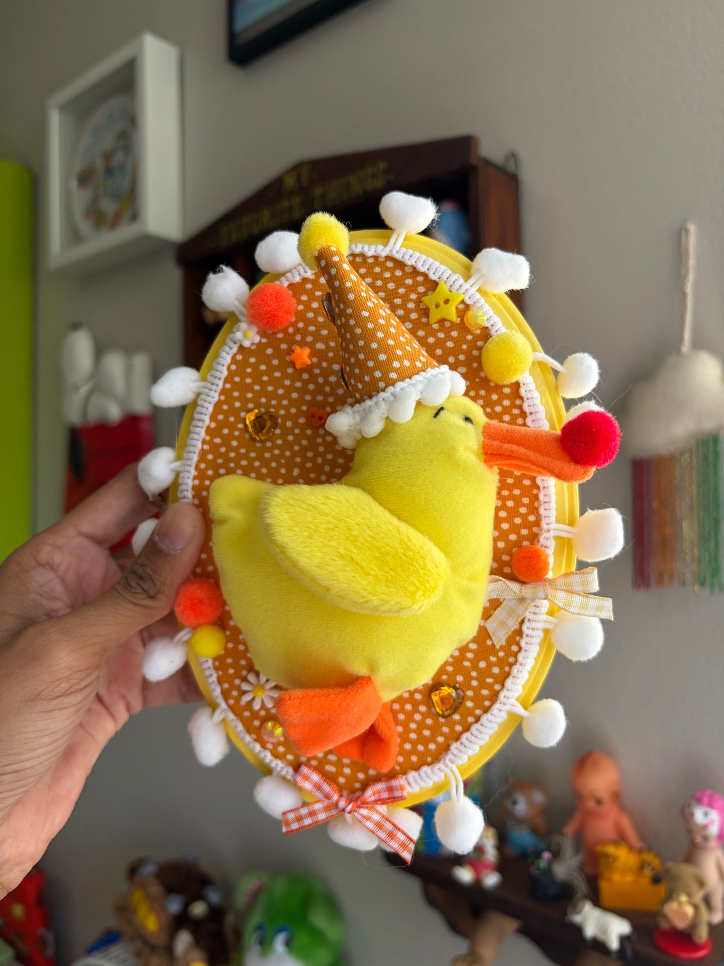 Clown Duck  Plushie Taxidermy