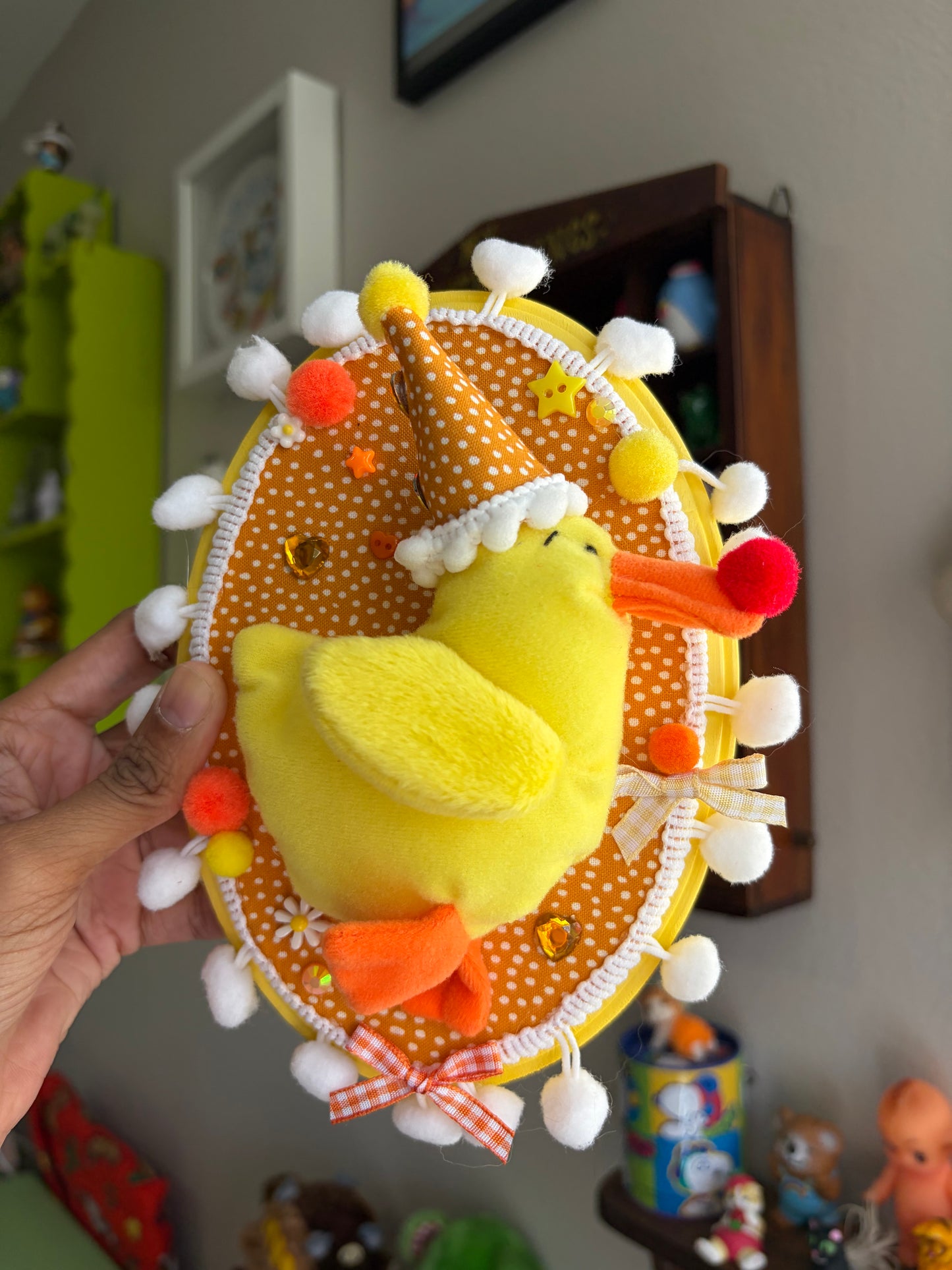 Clown Duck  Plushie Taxidermy