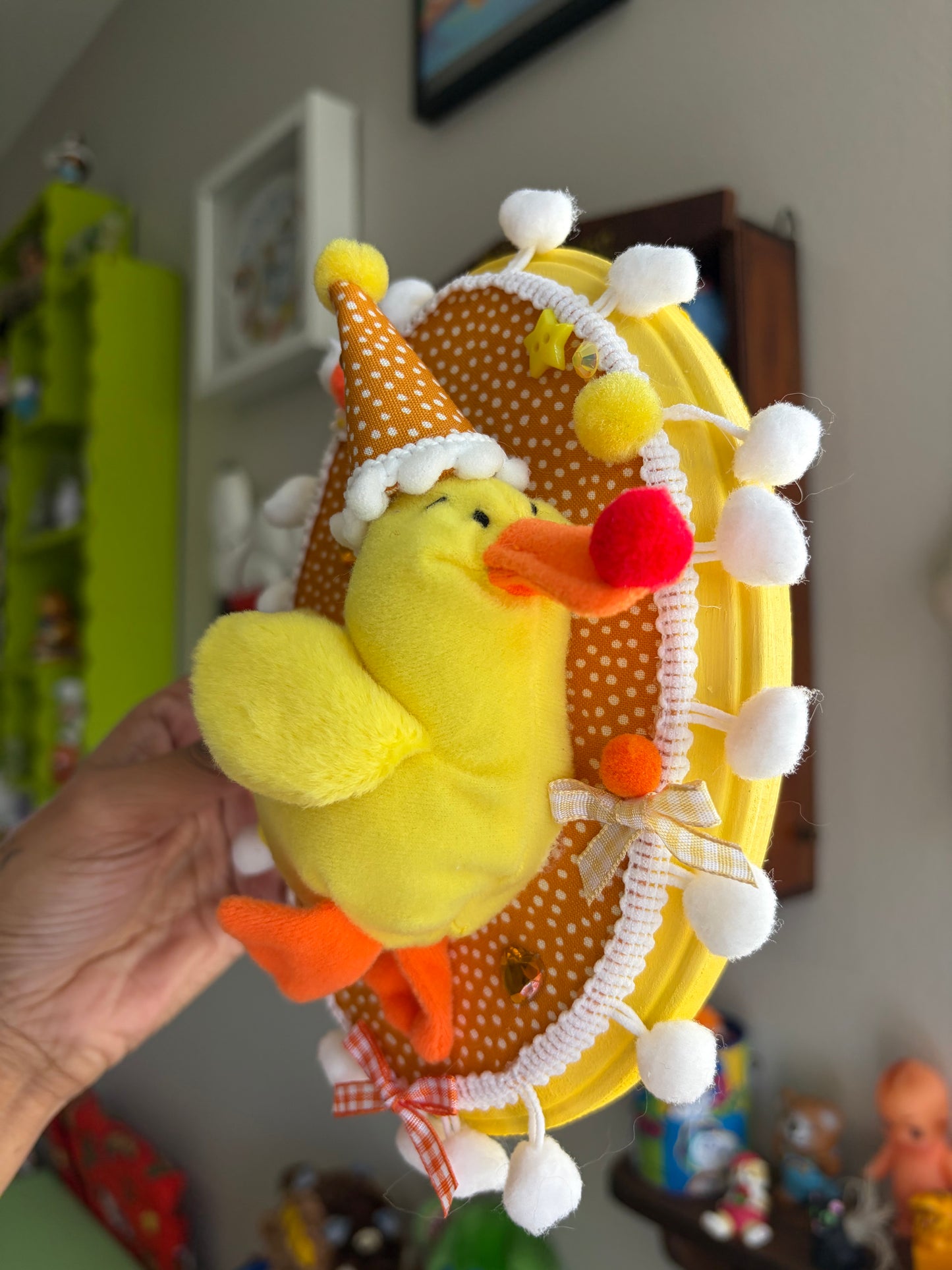 Clown Duck  Plushie Taxidermy