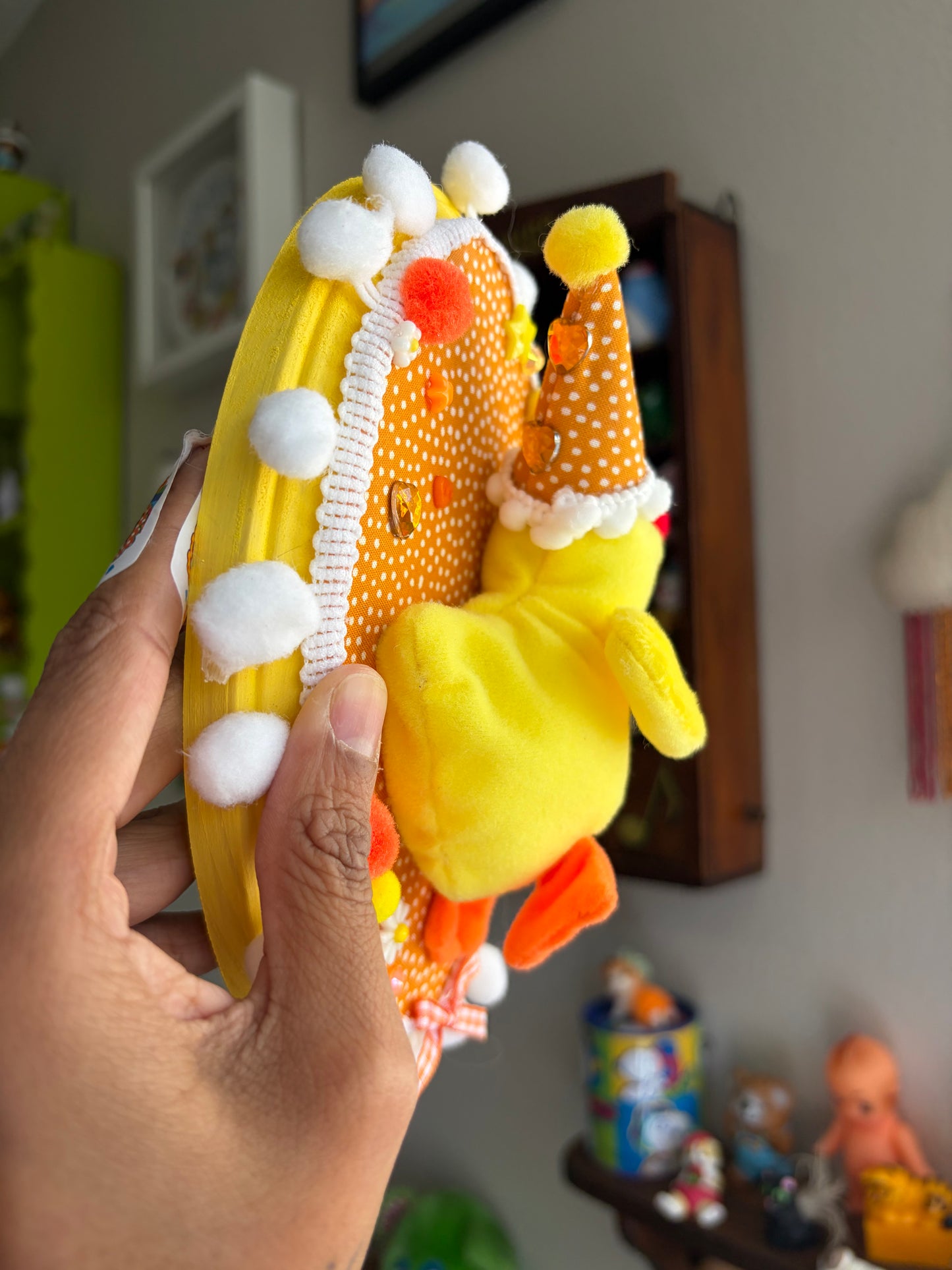 Clown Duck  Plushie Taxidermy