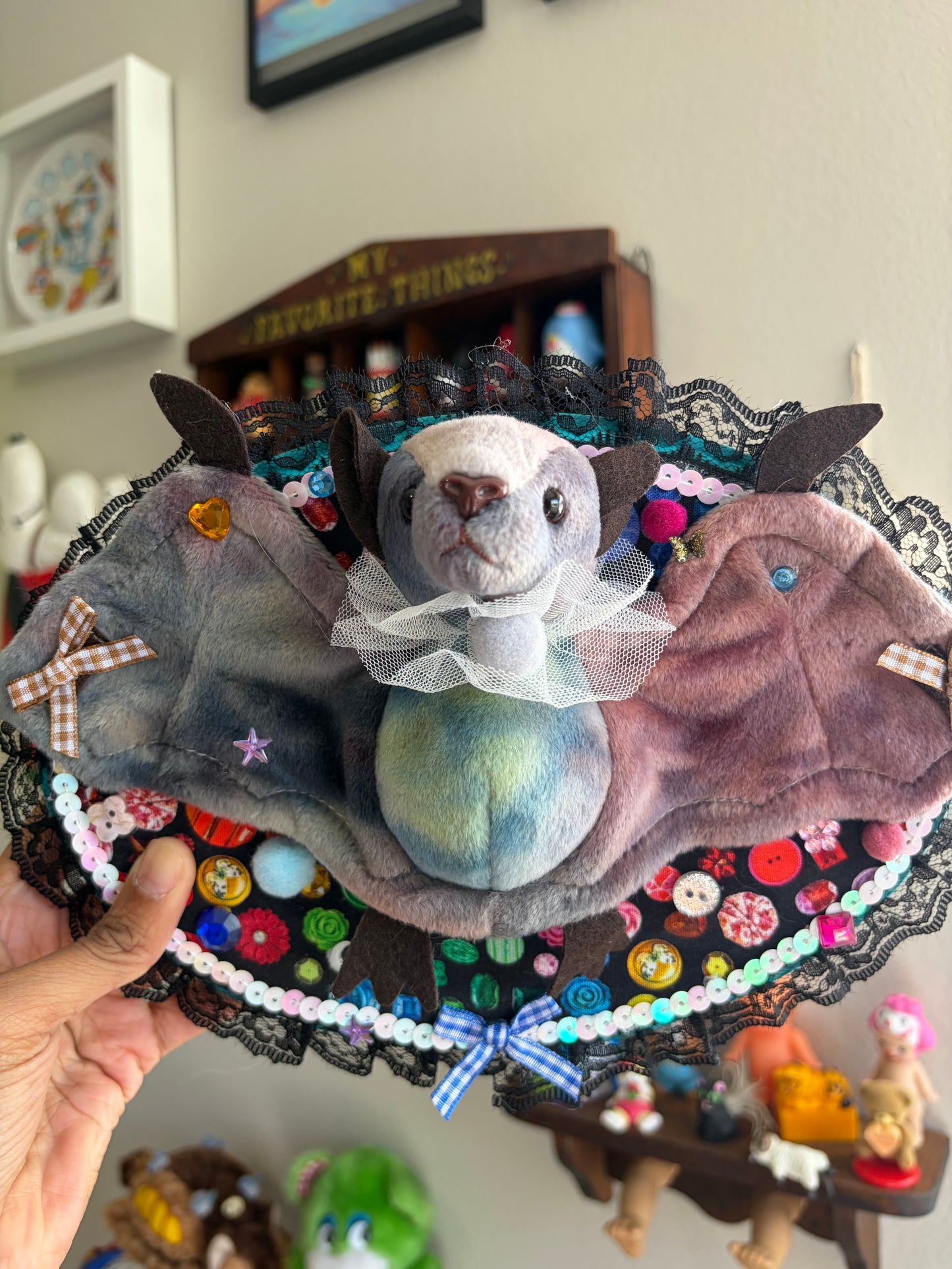 Batty Plushie Taxidermy