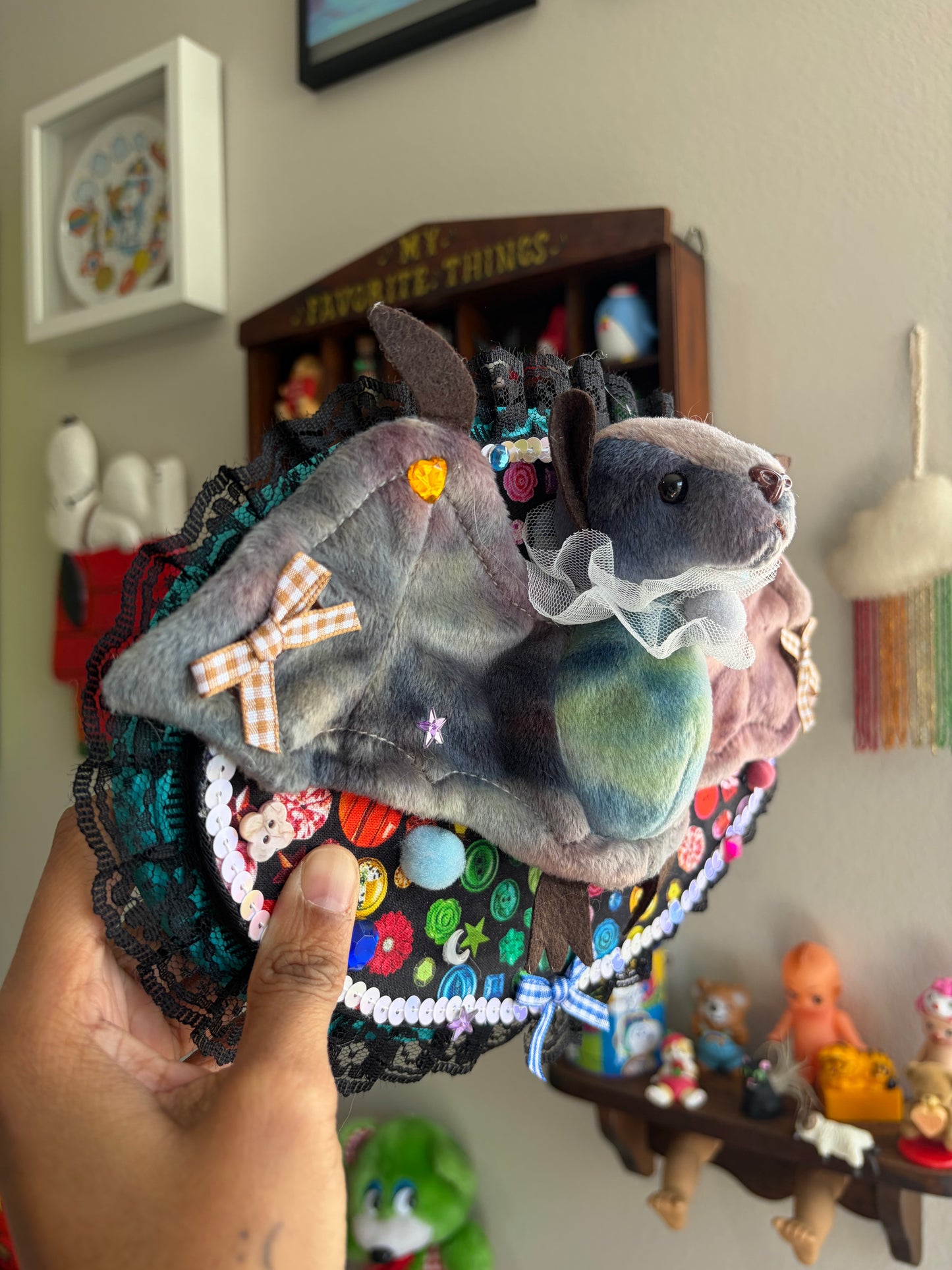 Batty Plushie Taxidermy
