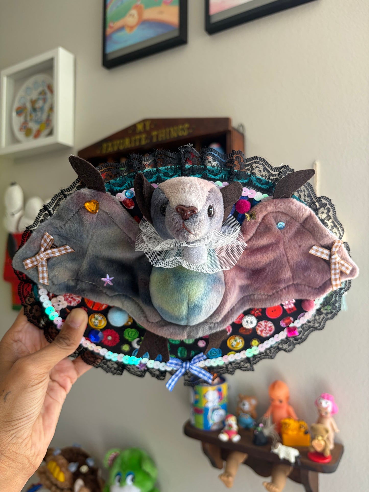 Batty Plushie Taxidermy