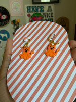 Mini Ghost Cats Orange