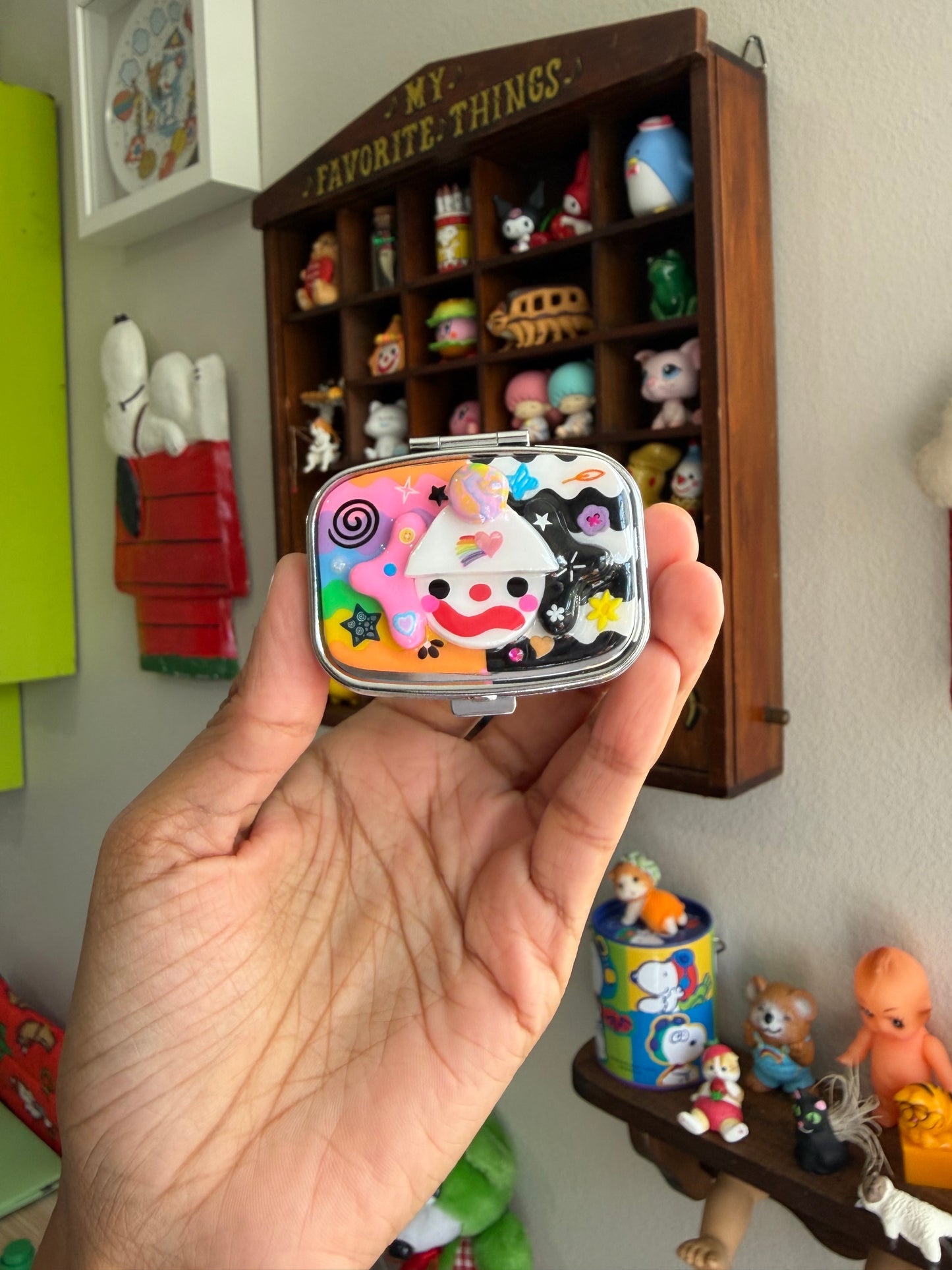 Two Clowns Inside Me Pill Case